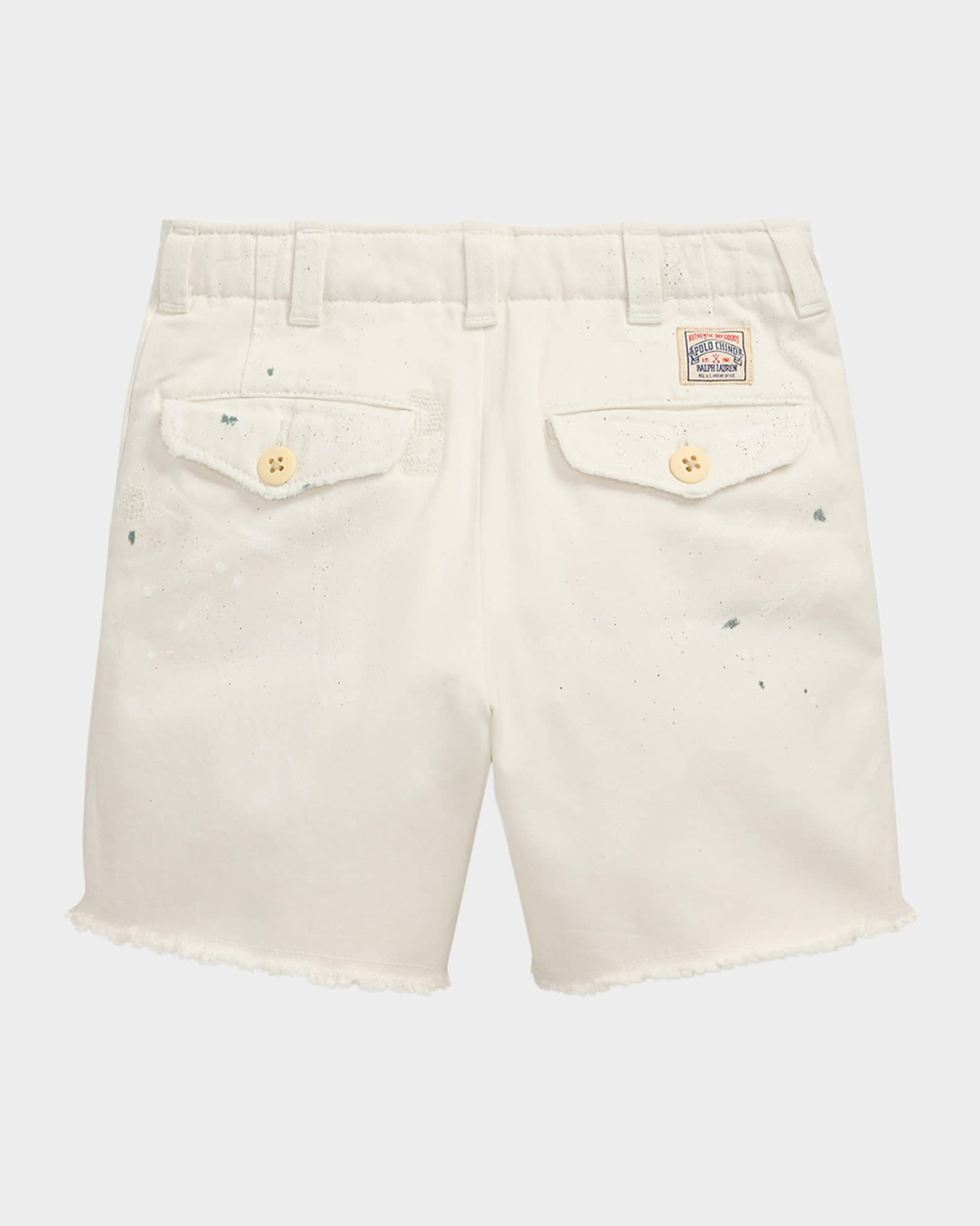 Boy's Distressed Chino Shorts, Size 2-7 1
