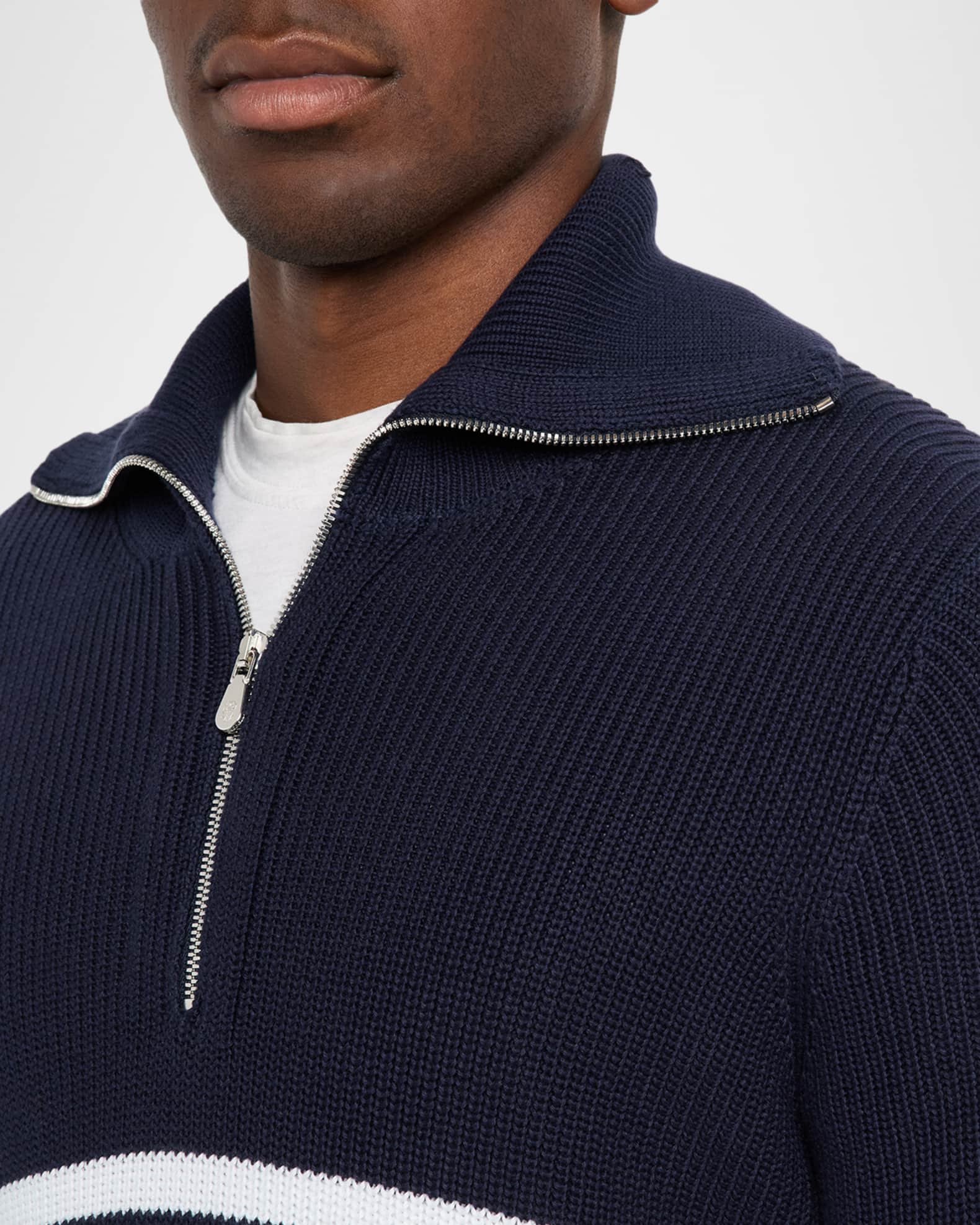 Brunello Cucinelli Men's High Summer Capsule Cotton Rib Half