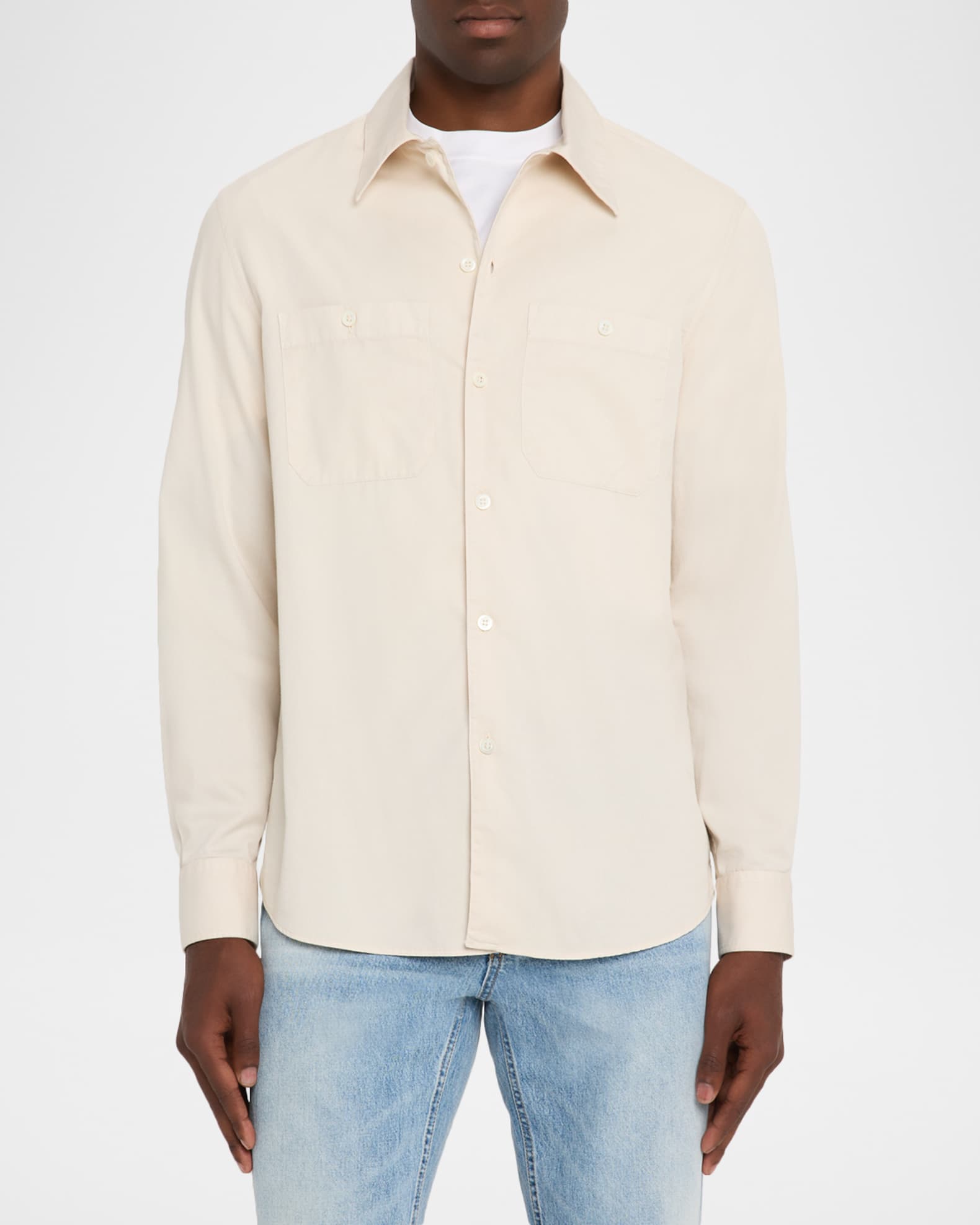 Brunello Cucinelli Men's High Summer Capsule Cotton Button
