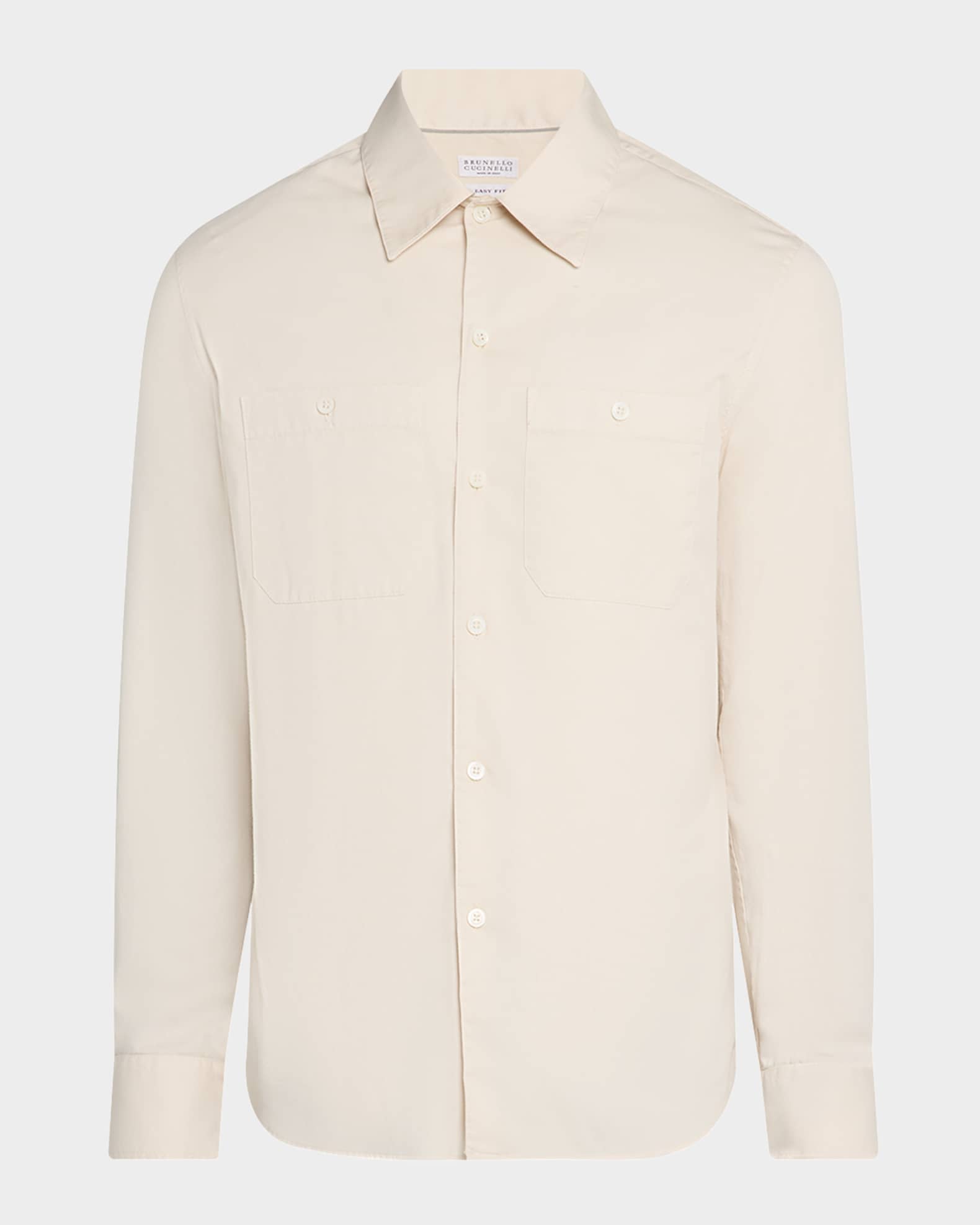 シャツ Brunello Cucinelli Camicia In Cotone Brunello Cucinelli Men's High Summer Capsule Cotton Button