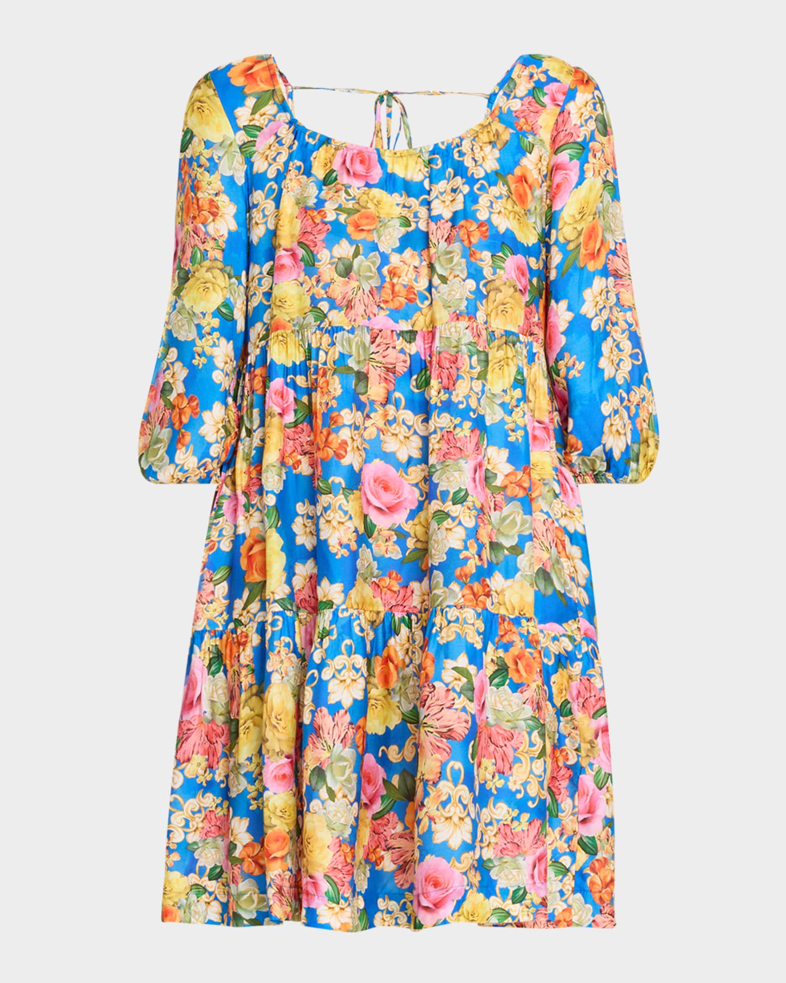 Pauline Tiered Mini Dress 0