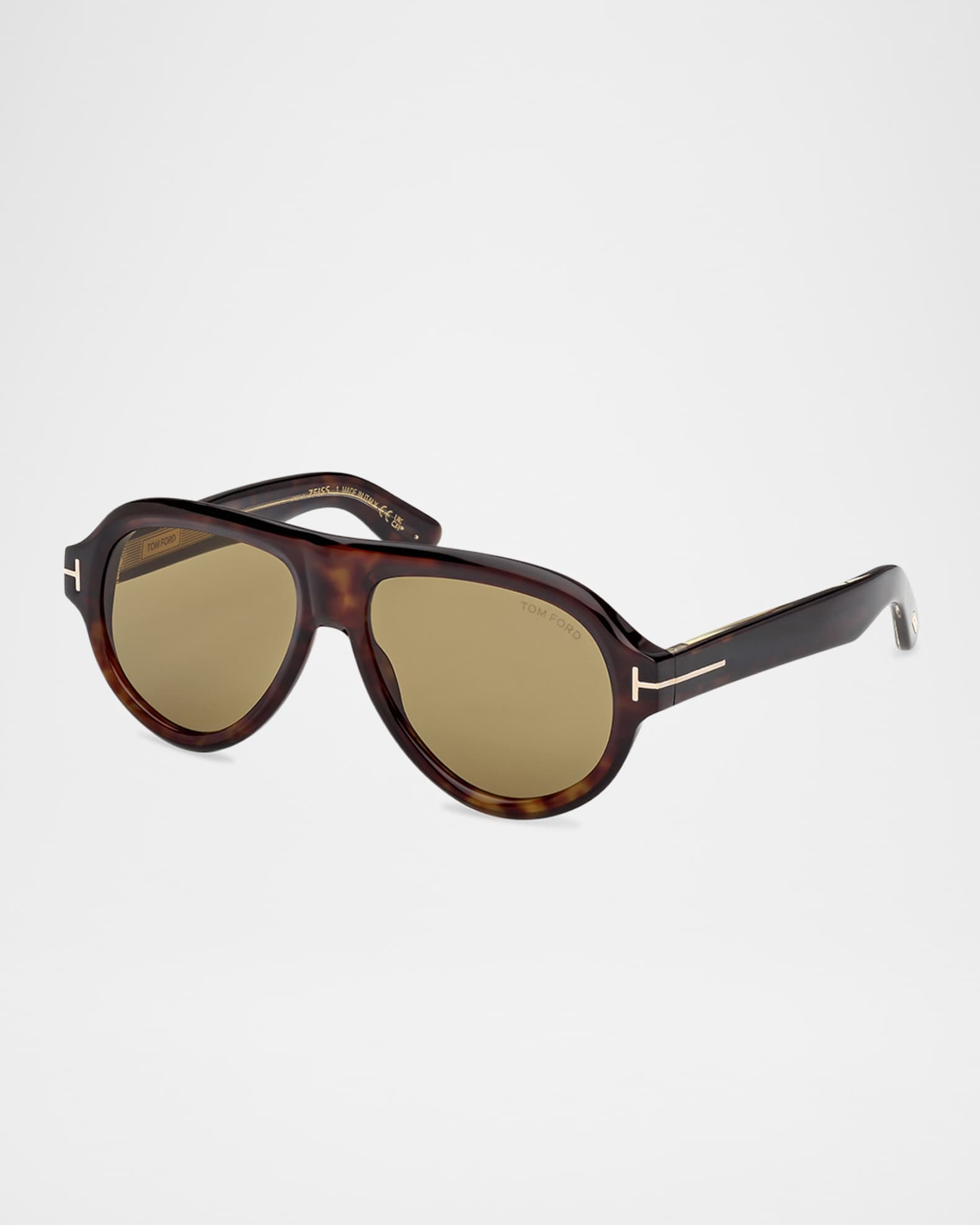 TOM FORD Men's Icon Collection Acetate Aviator Sunglasses | Neiman