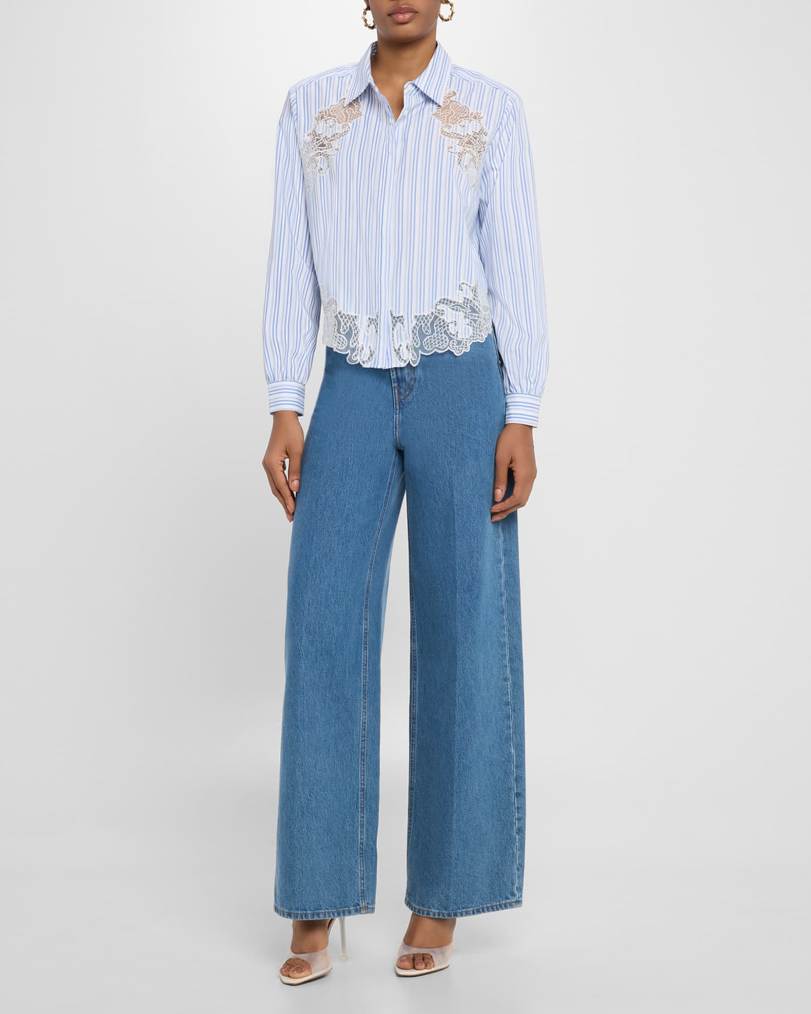 Ramy Shirt - Rose Stripe