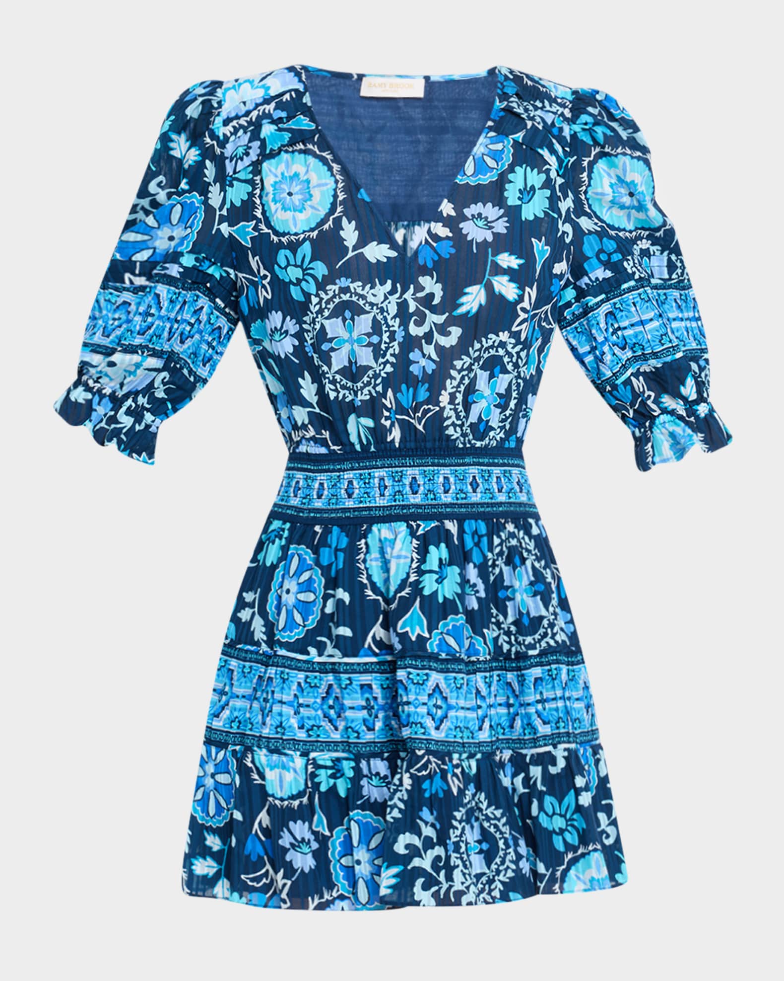 Ramy Brook Women's Barbara Dress - Blue - Size XL - Spring Navy
