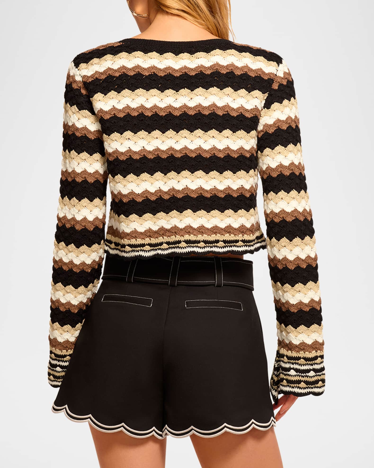Alanza Crochet-Knit Cardigan 1