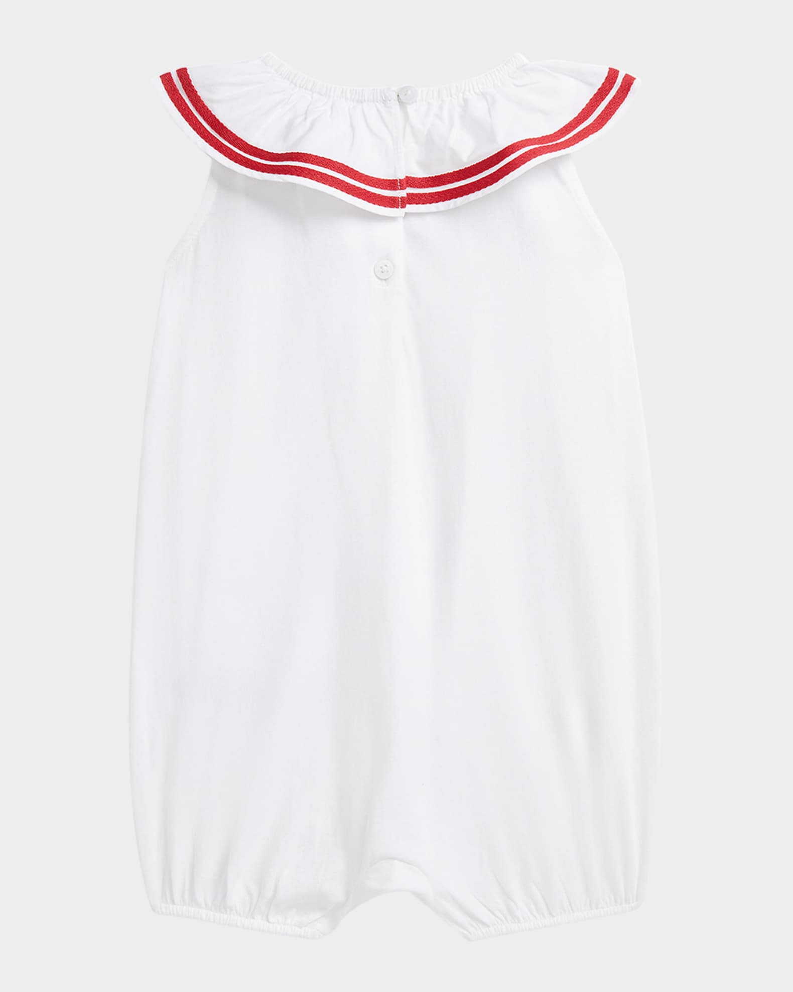 Girl's Nautical Inspired Romper, Size 3M-24M 1
