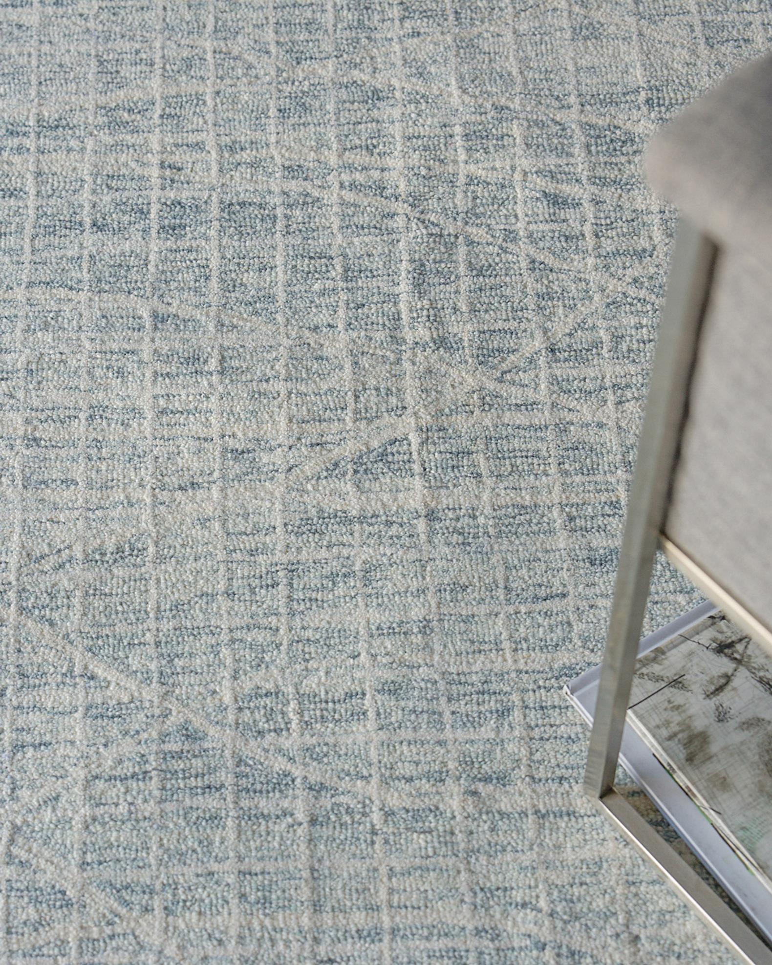 Miami Hand-Tufted Silver Rugs | Neiman Marcus
