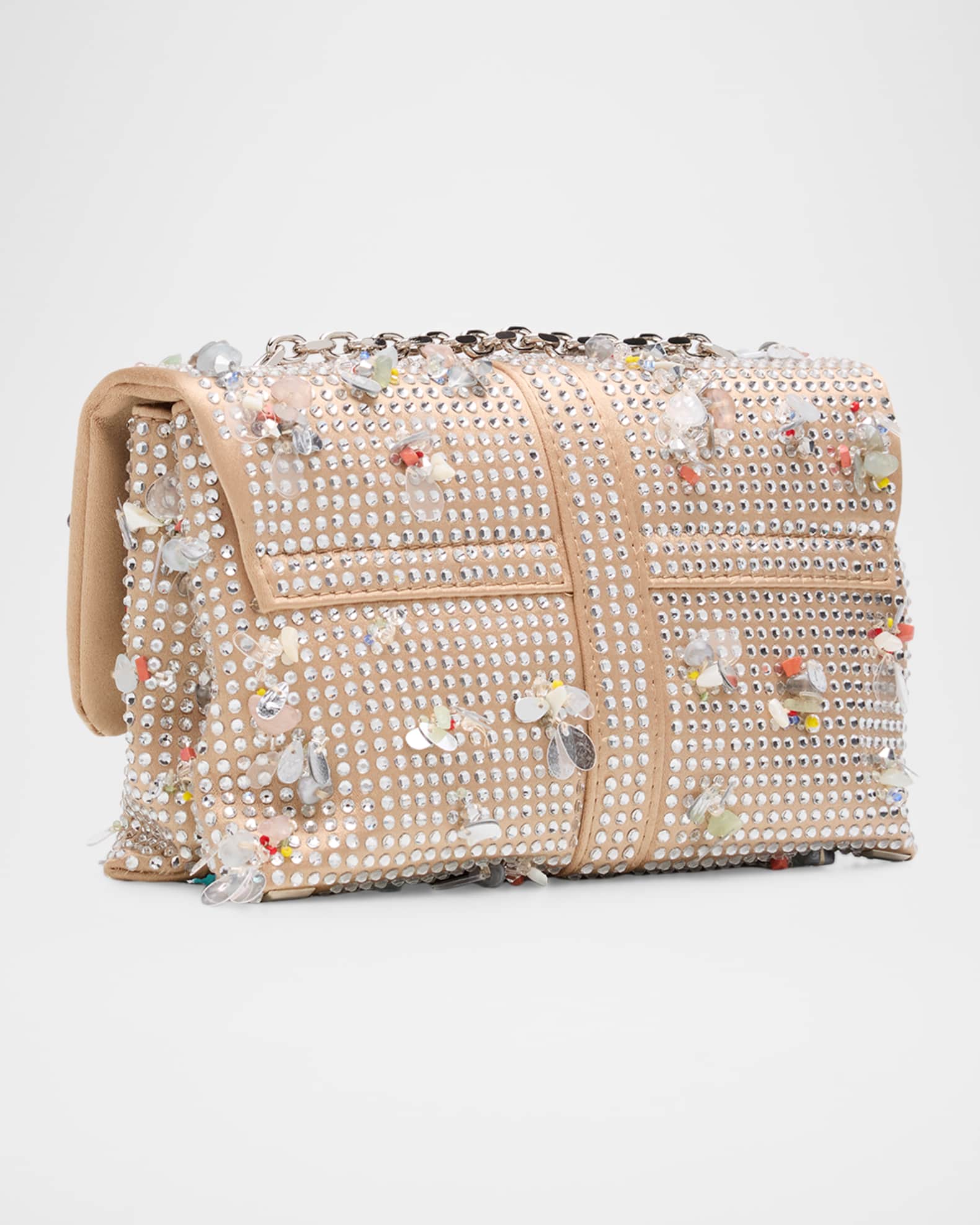 Kleio Mini Beaded Rhinestone Shoulder Bag 1
