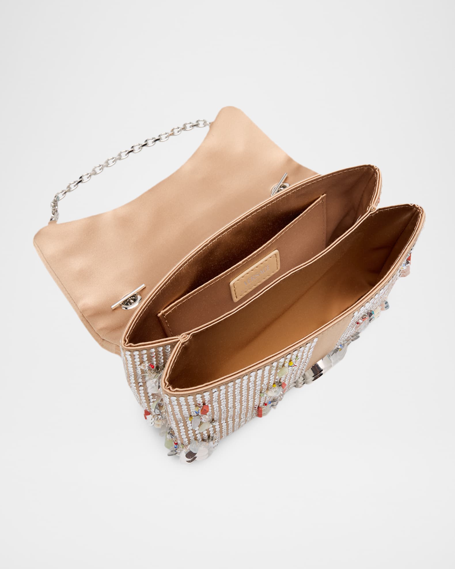 Versace Kleio Mini Beaded Rhinestone Shoulder Bag | Neiman