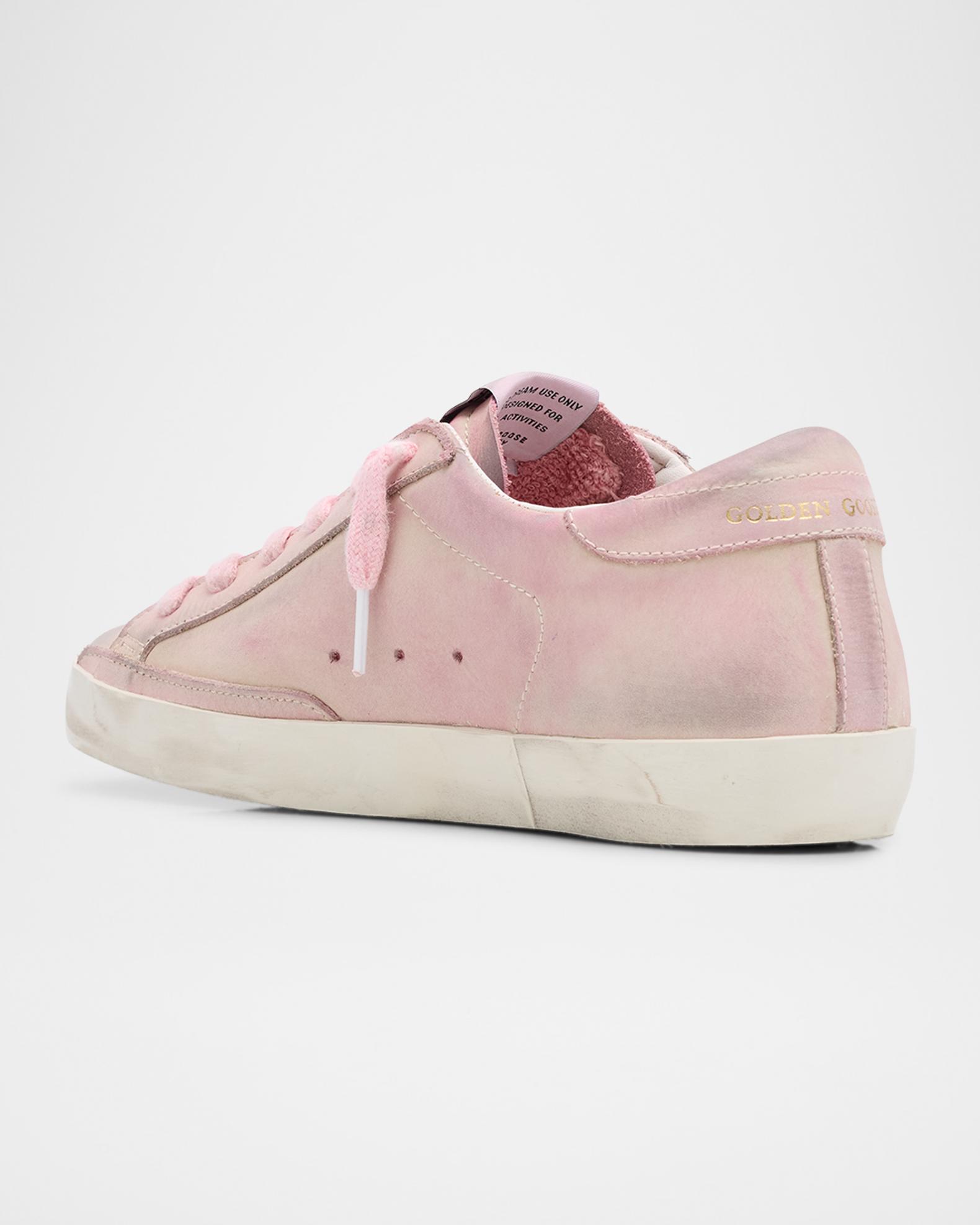 Golden Goose Super-Star Leather Low-Top Sneakers | Neiman Marcus
