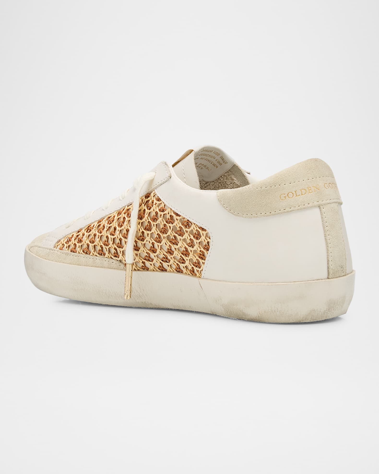 スニーカー Golden  'Superstar Classic' Sneakers Golden Goose | Superstar Sneaker Lizard Printed Star & Heel