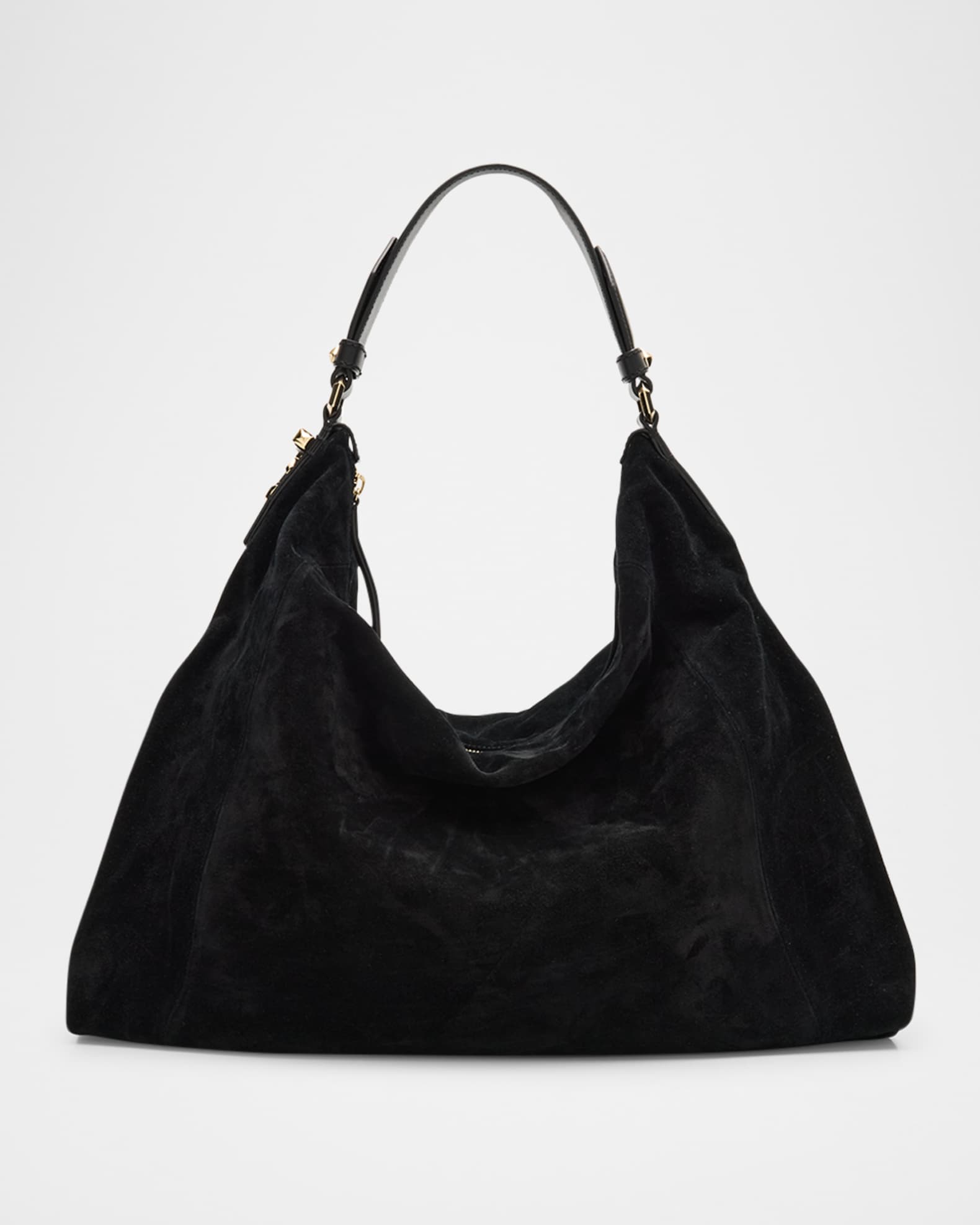 Jimmy Choo Ana Slouchy Suede Hobo Bag | Neiman Marcus