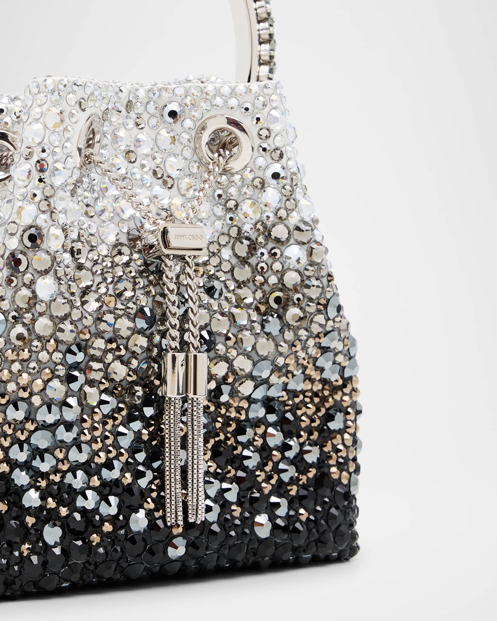 JIMMY CHOOビジュークリスタル JIMMY CHOO ビジュークリスタル 2WAY トップハンドル (M) (Jimmy Choo