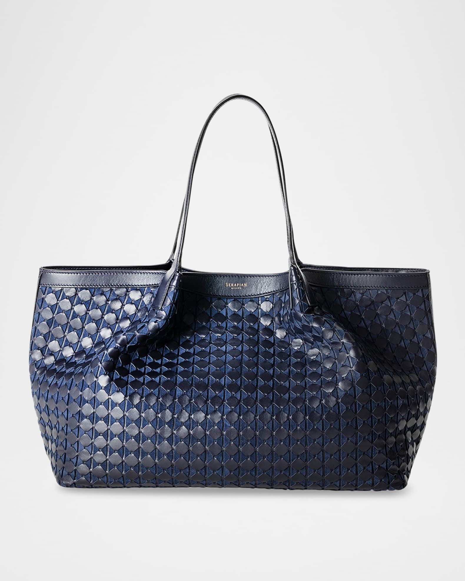Secret Mosaic Leather Tote Bag 0