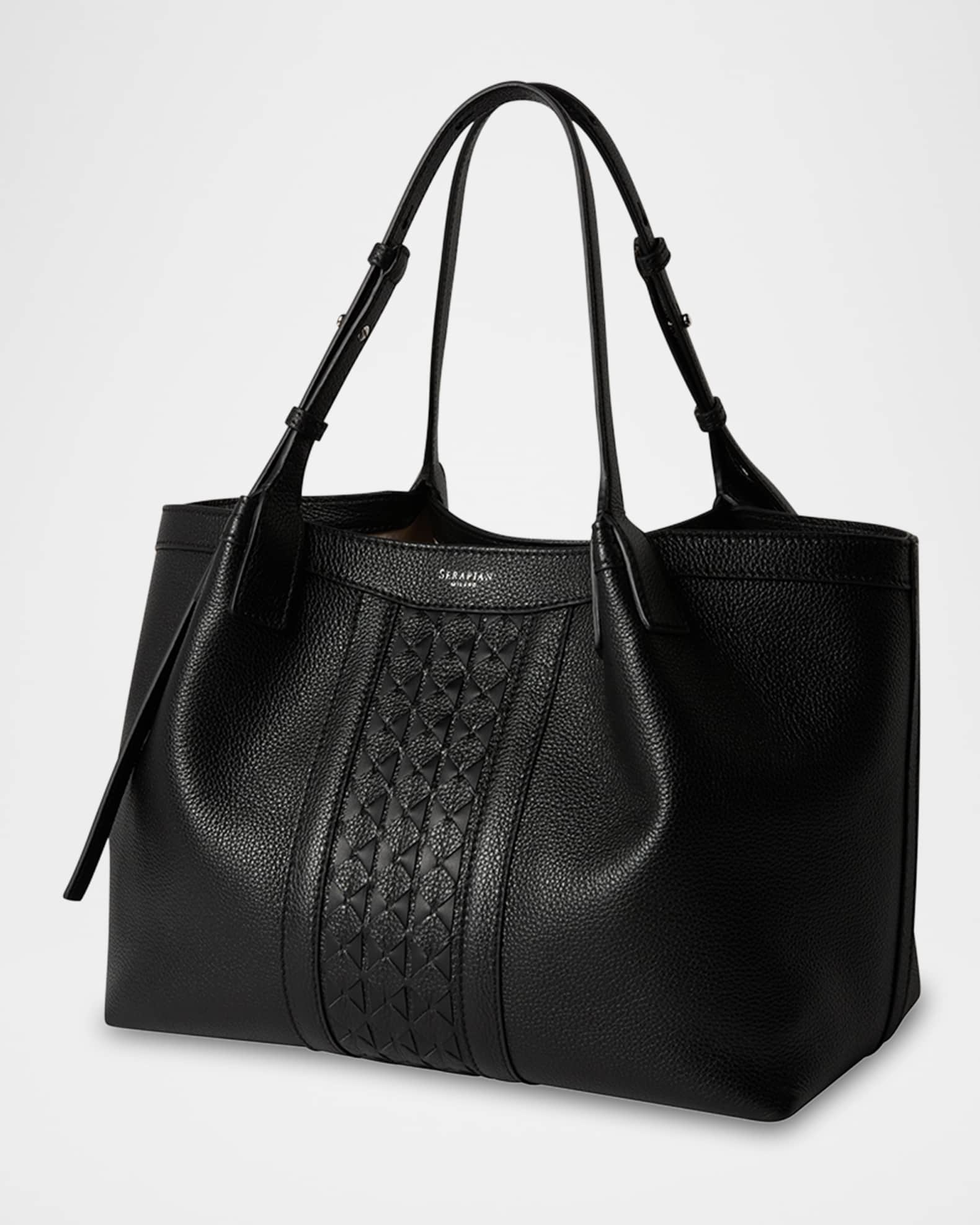 Secret Small Mosaic Leather Tote Bag 1