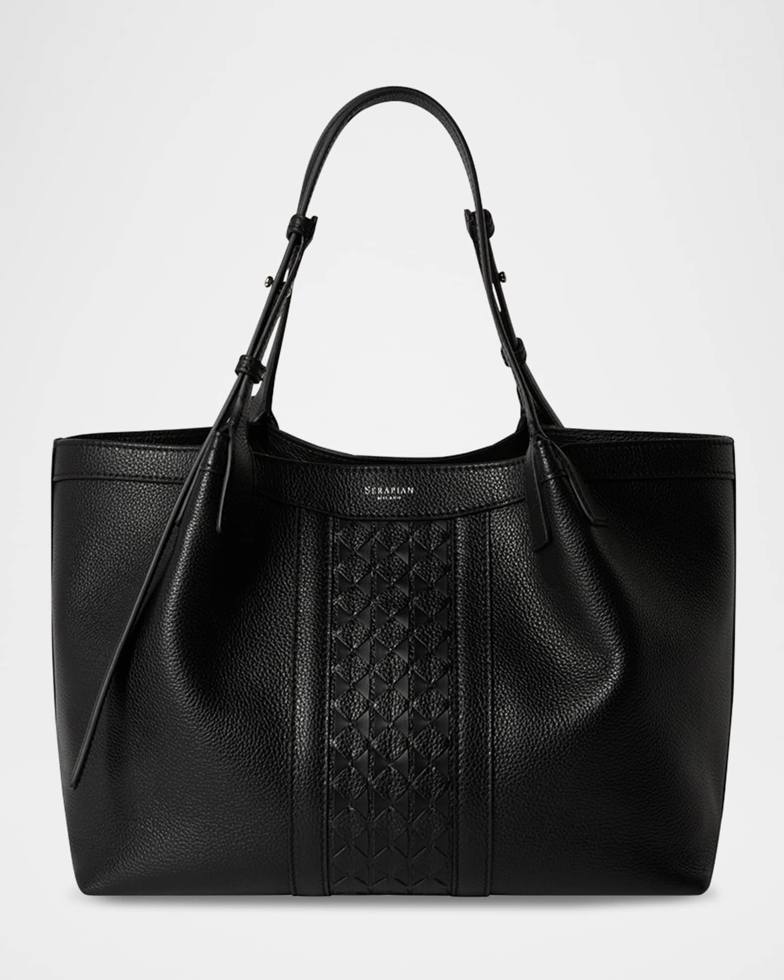 Secret Small Mosaic Leather Tote Bag 0