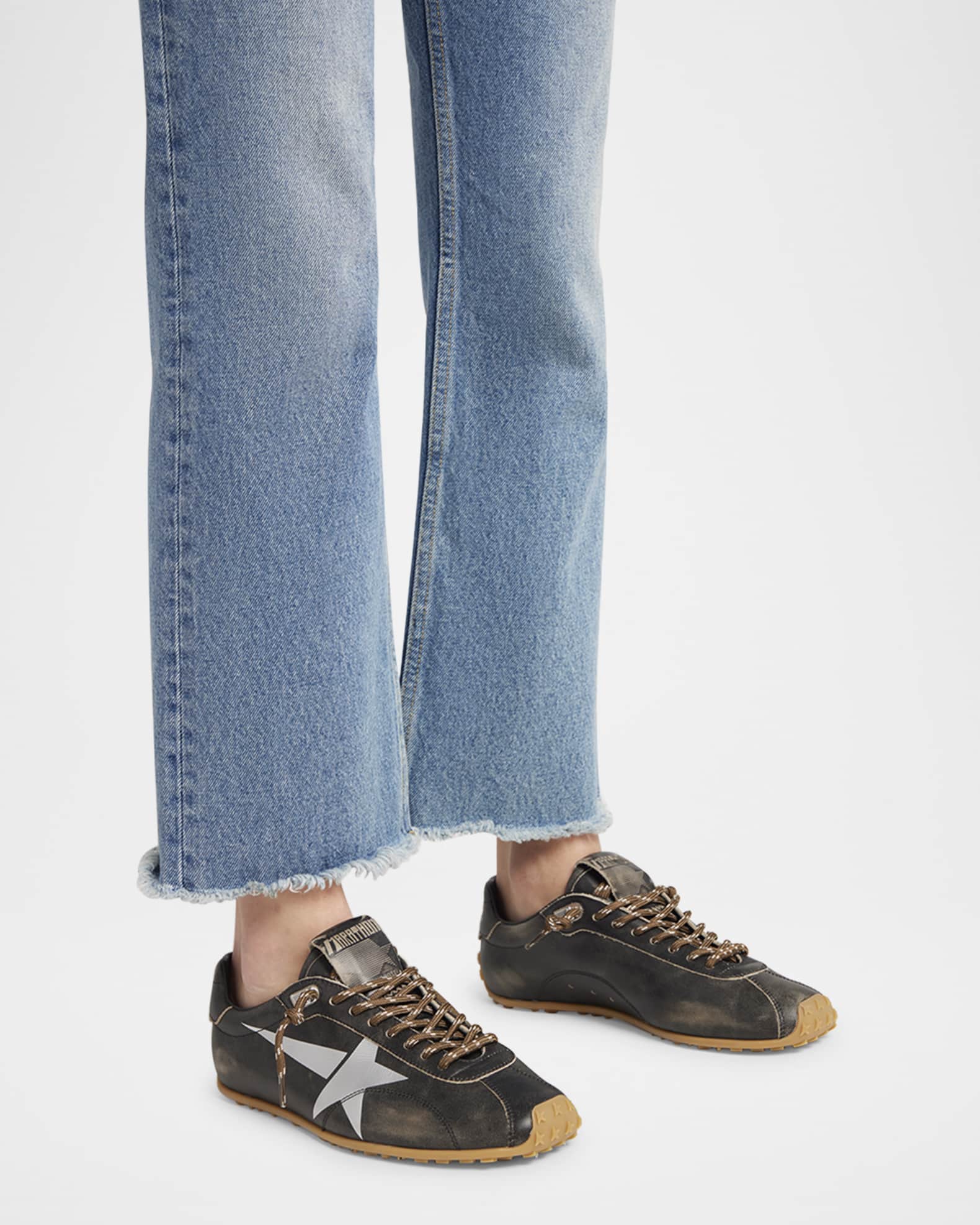 Golden Goose Marathon Speed Low-Top Sneakers | Neiman Marcus