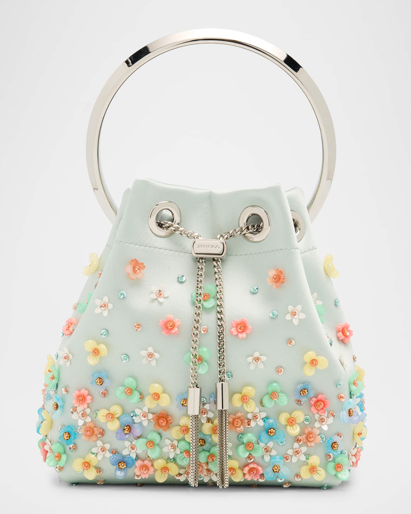 バッグ・カバンその他 Jimmy Choo BON BON BUCKET BAG Jimmy Choo - Bonbon Black Leather Bucket Bag | Mitchell Stores