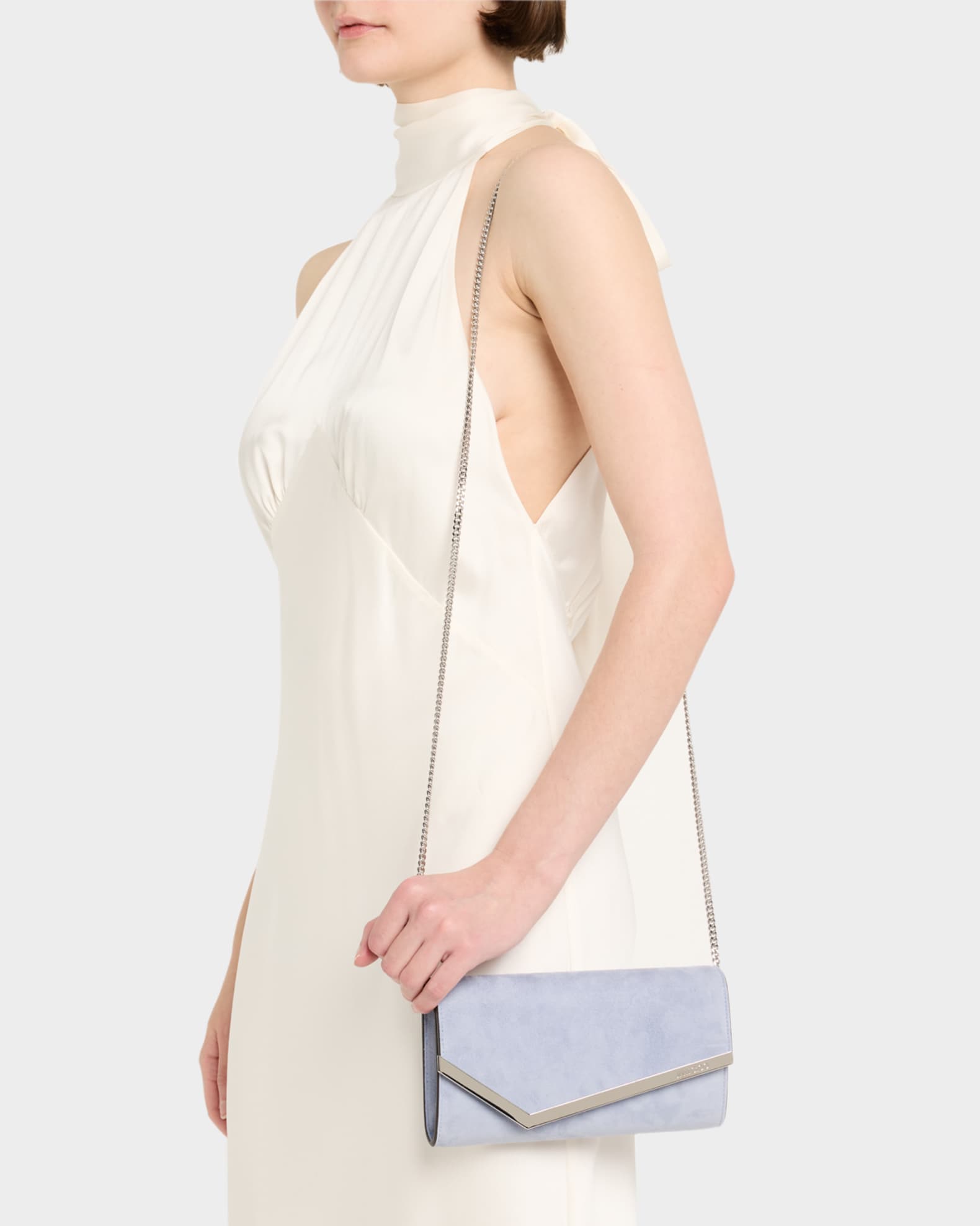 Emmie Suede Clutch Bag 1