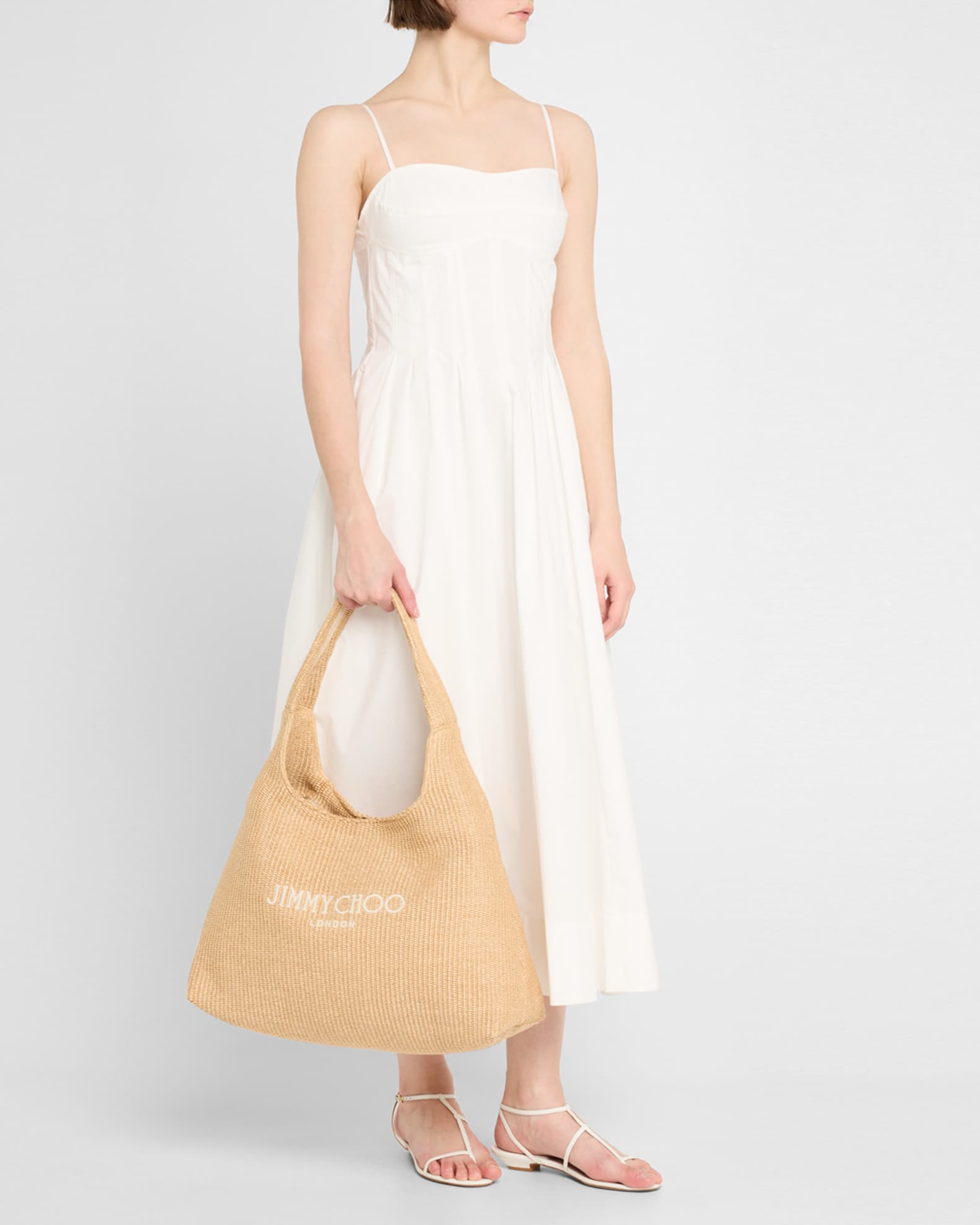 【Jimmy Choo】BEACH DMND HOBO/S◆0000096023TYJ GOLDFUCSIA Jimmy Choo BEACH DMND HOBO/S (0000096023TYJ