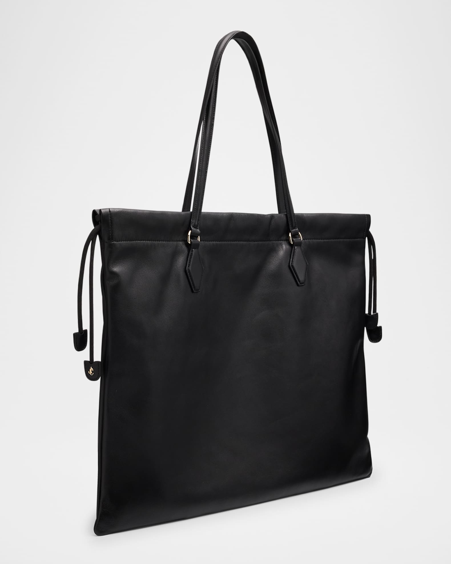 トートバッグ JIMMY CHOO TOTES Jimmy Choo Large Drawstring Leather Tote Bag | Neiman Marcus