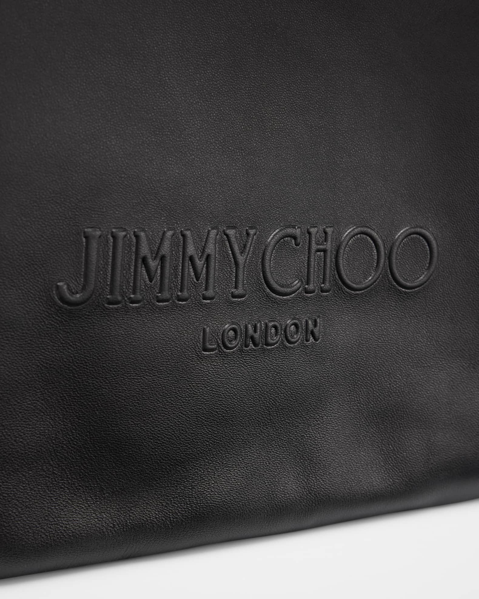 Jimmy Choo Large Drawstring Leather Tote Bag | Neiman Marcus