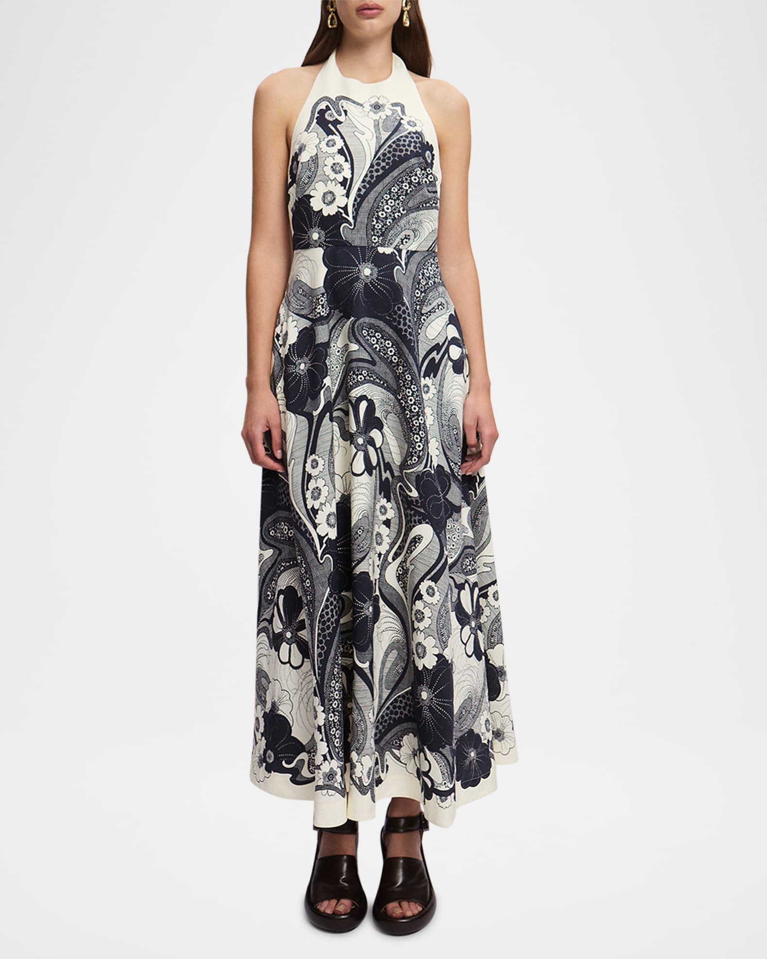 Mickey Halter Midi Dress 1