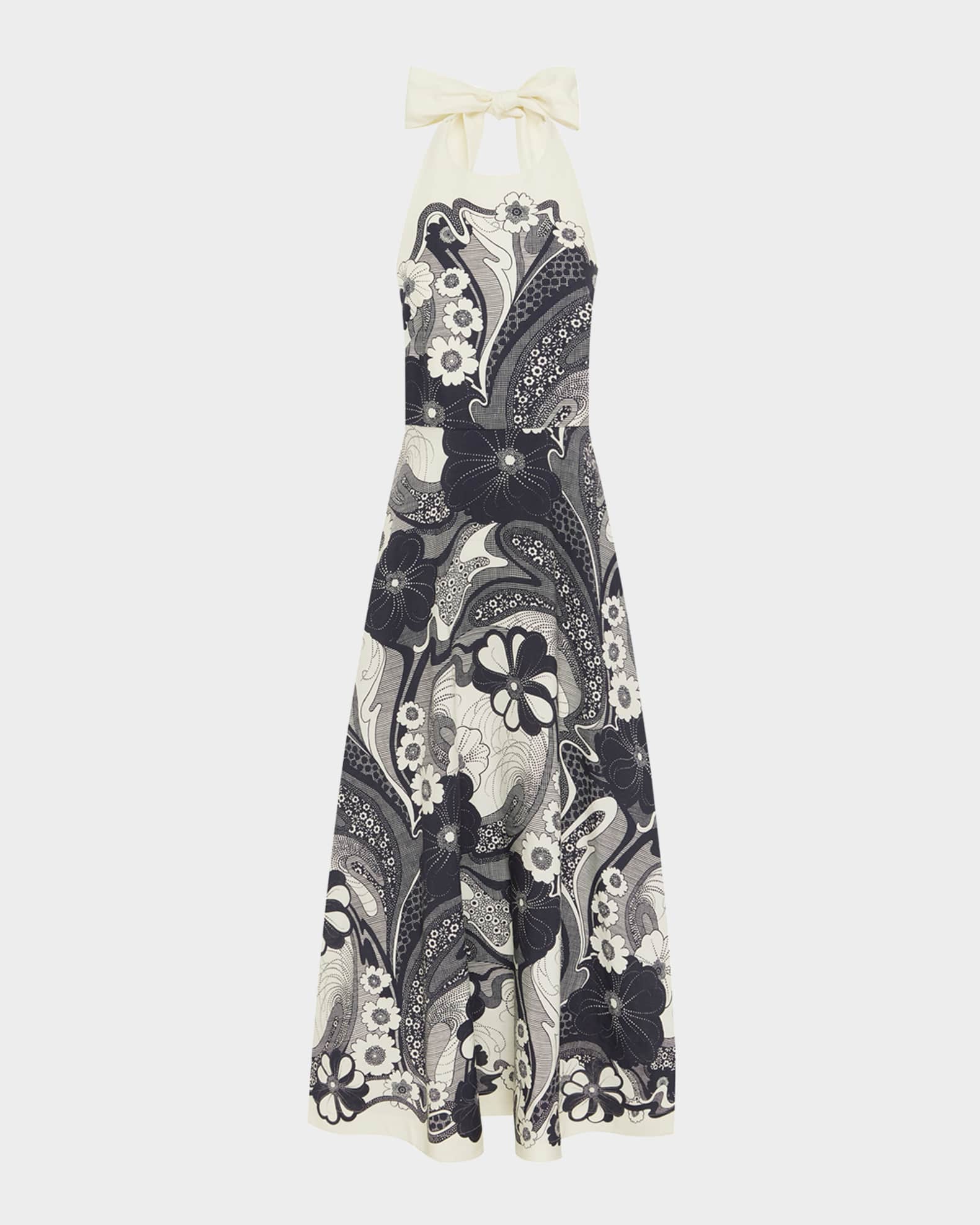 Mickey Halter Midi Dress 0