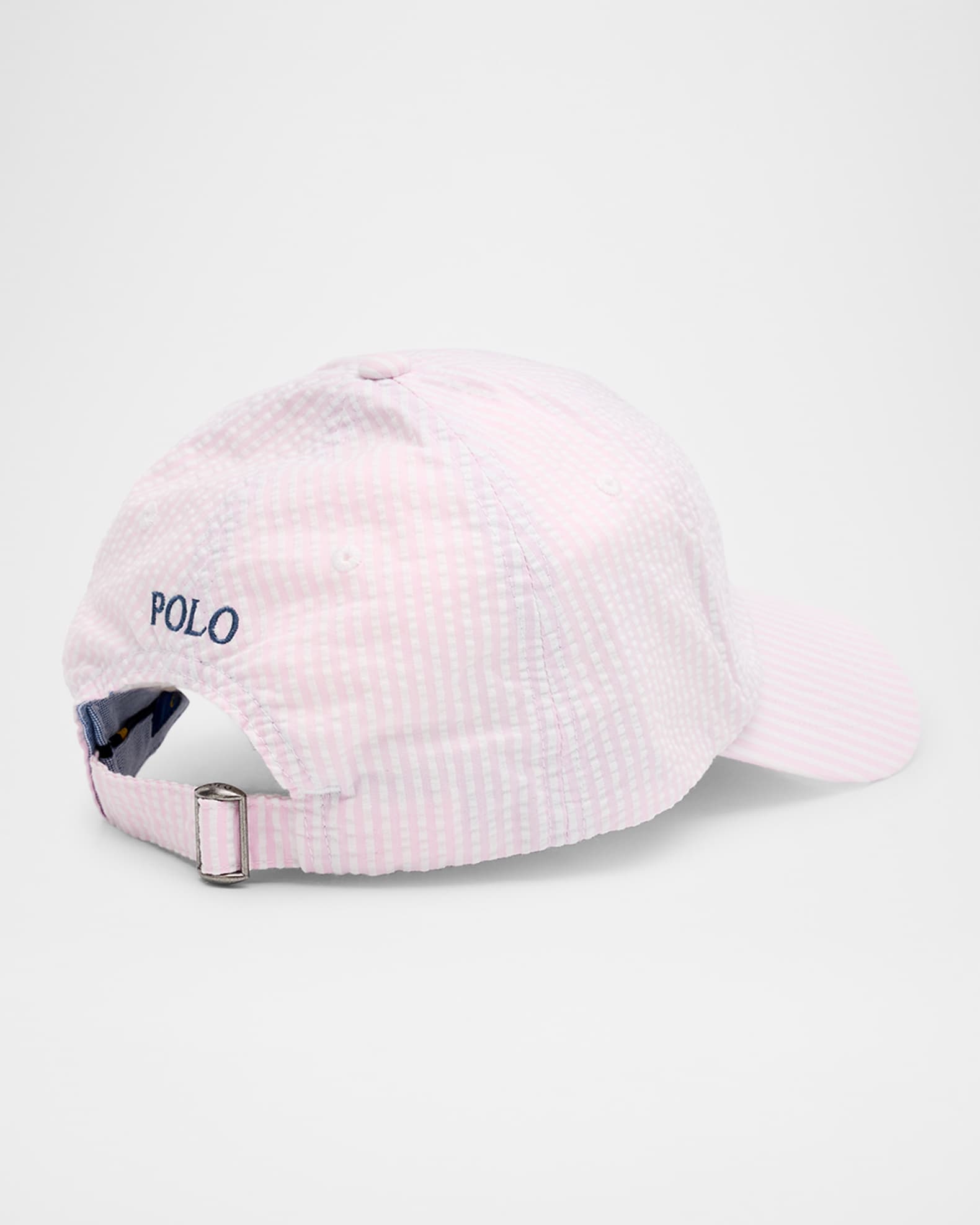 Seersucker Baseball Cap 1
