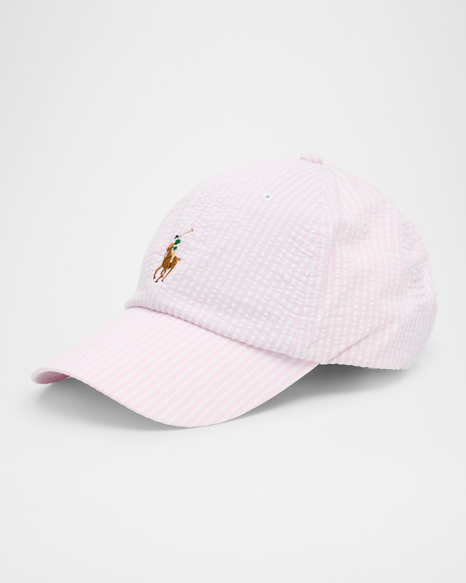 Seersucker Baseball Cap 0