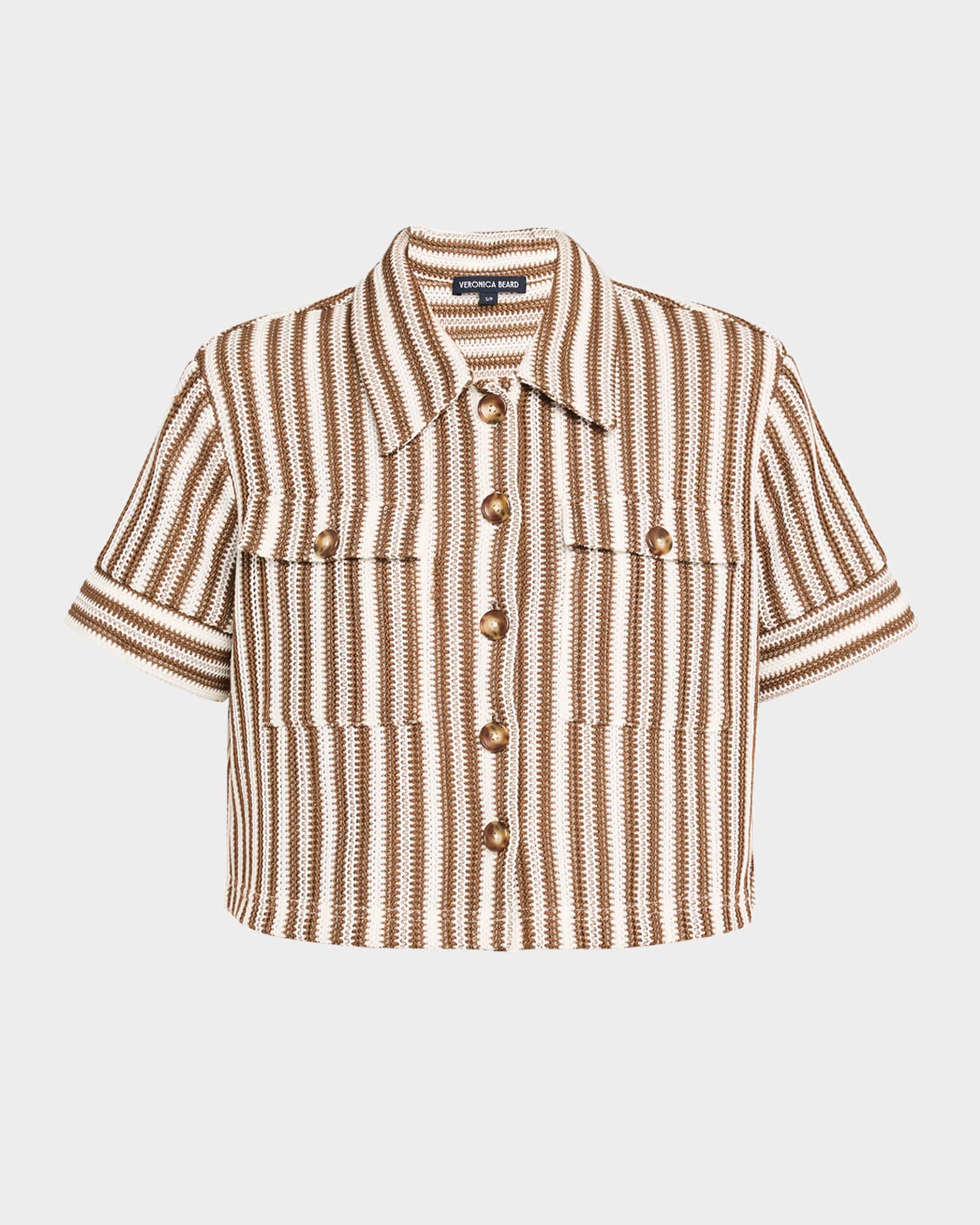 Bouvier Stripe Short-Sleeve Top  0