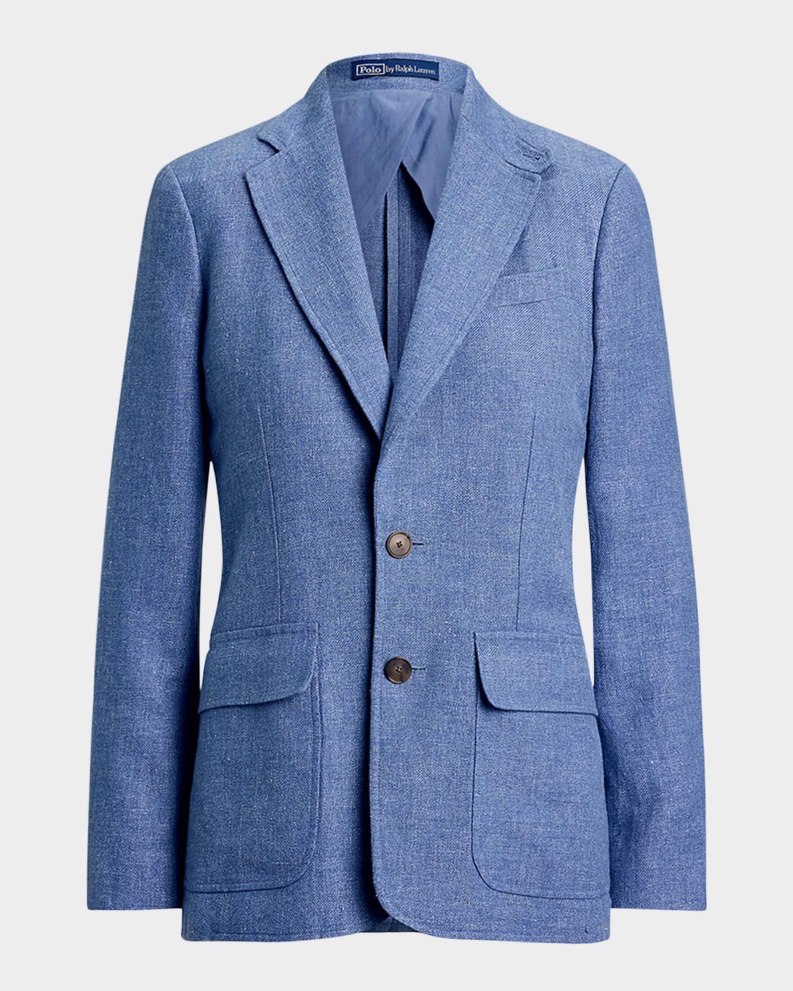Ralph Lauren★Linen-Blend Twill Blazer Linen-Blend Twill Blazer