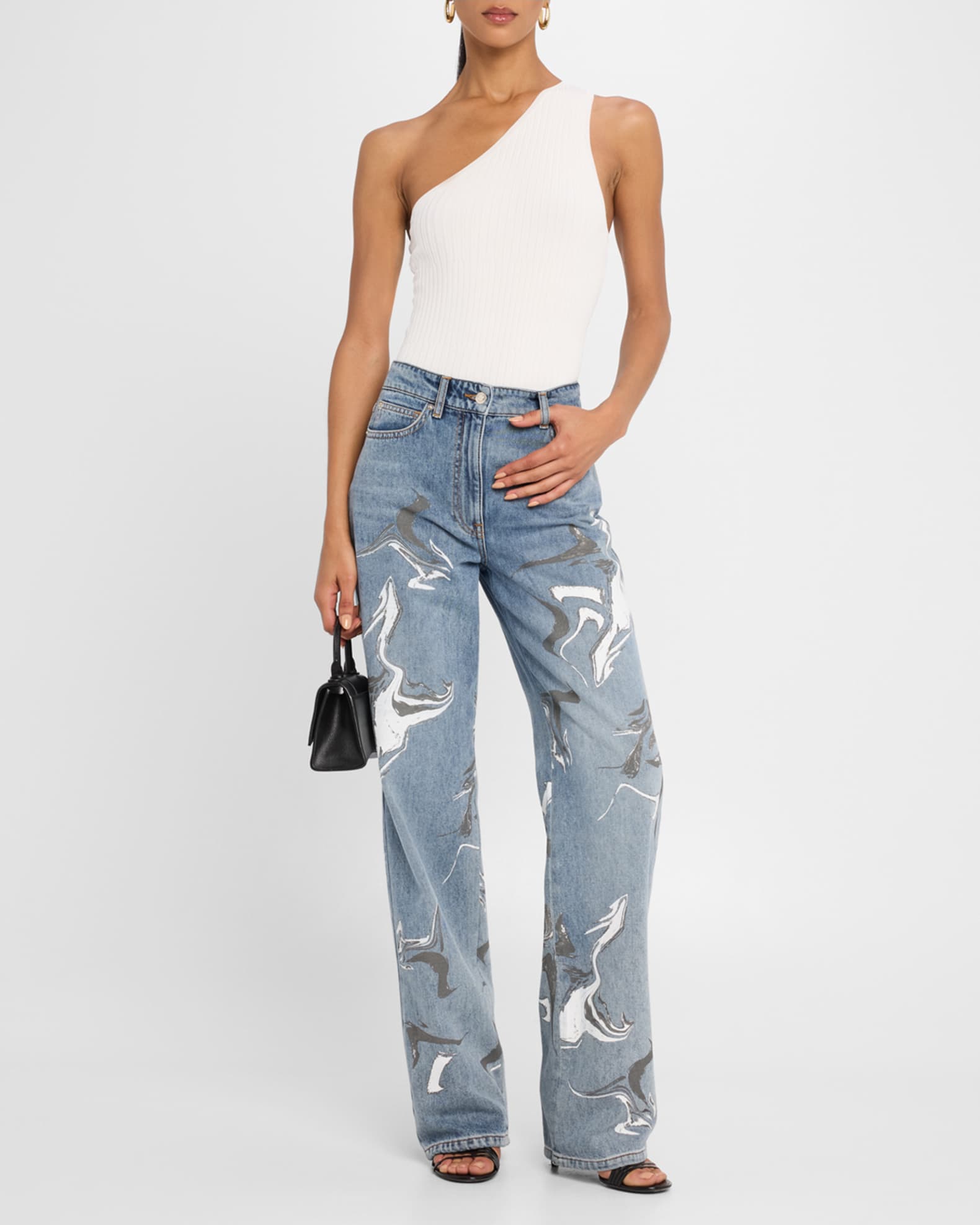 Ulya Printed Jeans 1