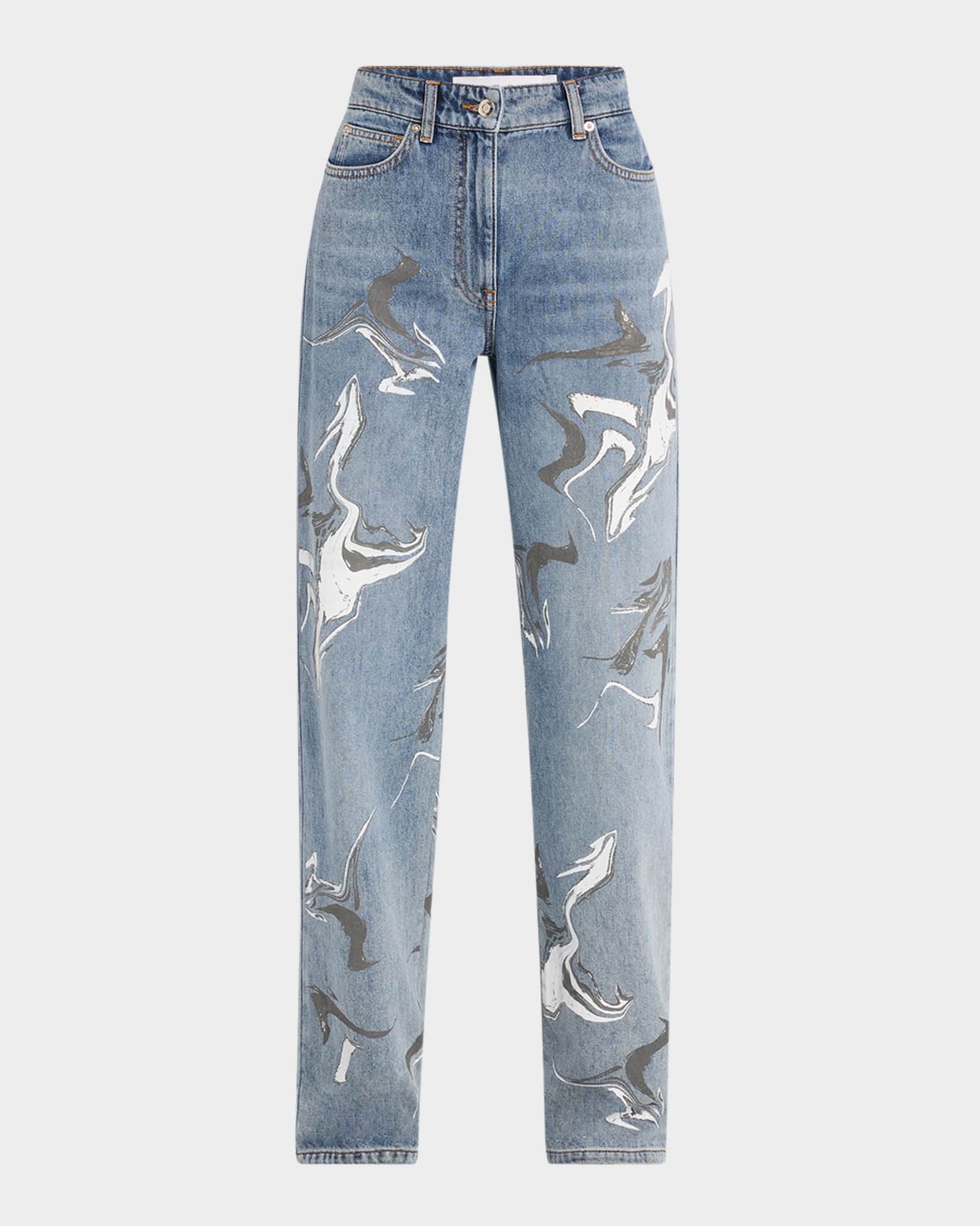 Ulya Printed Jeans 0