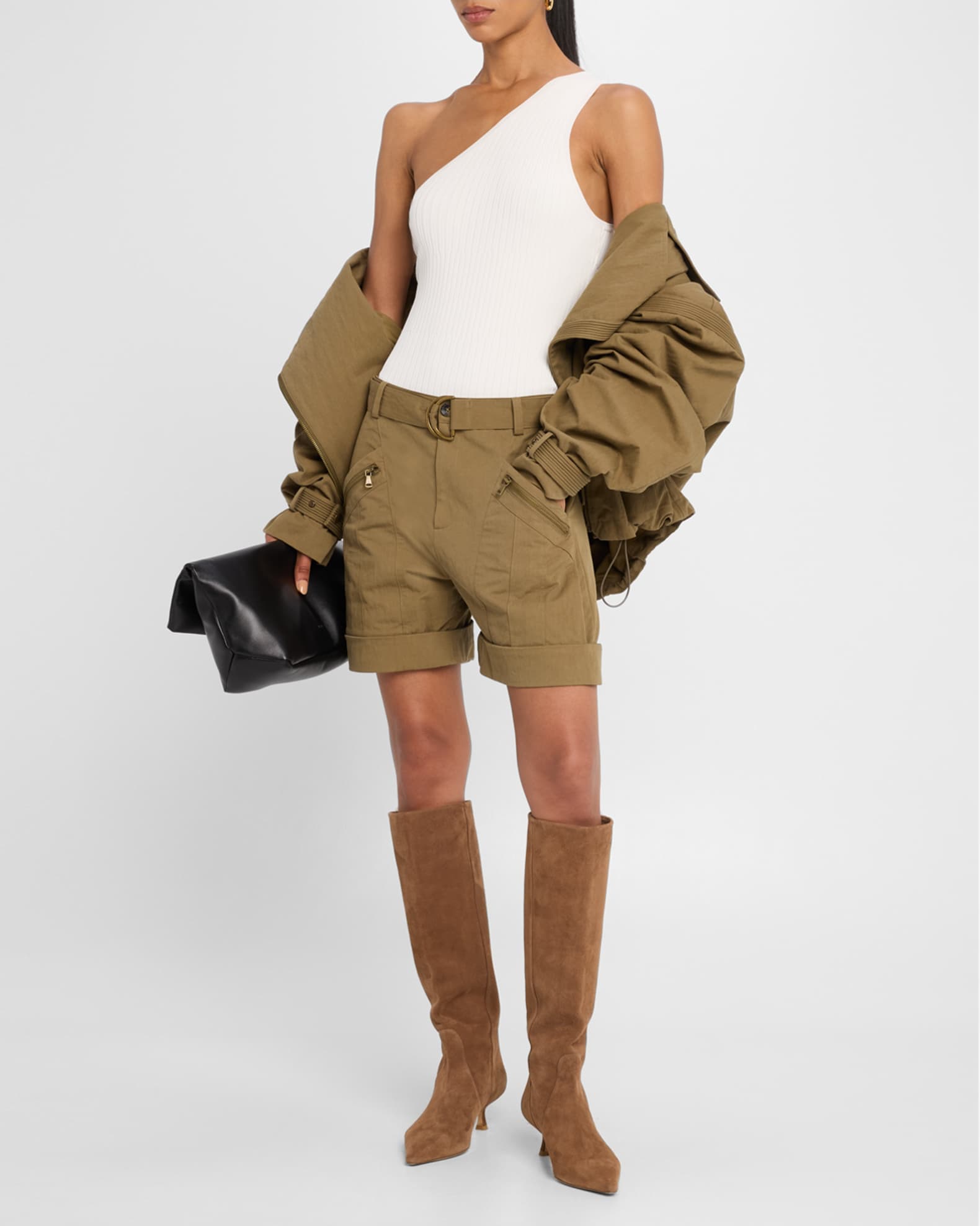 Hano Belted Utility Shorts 1