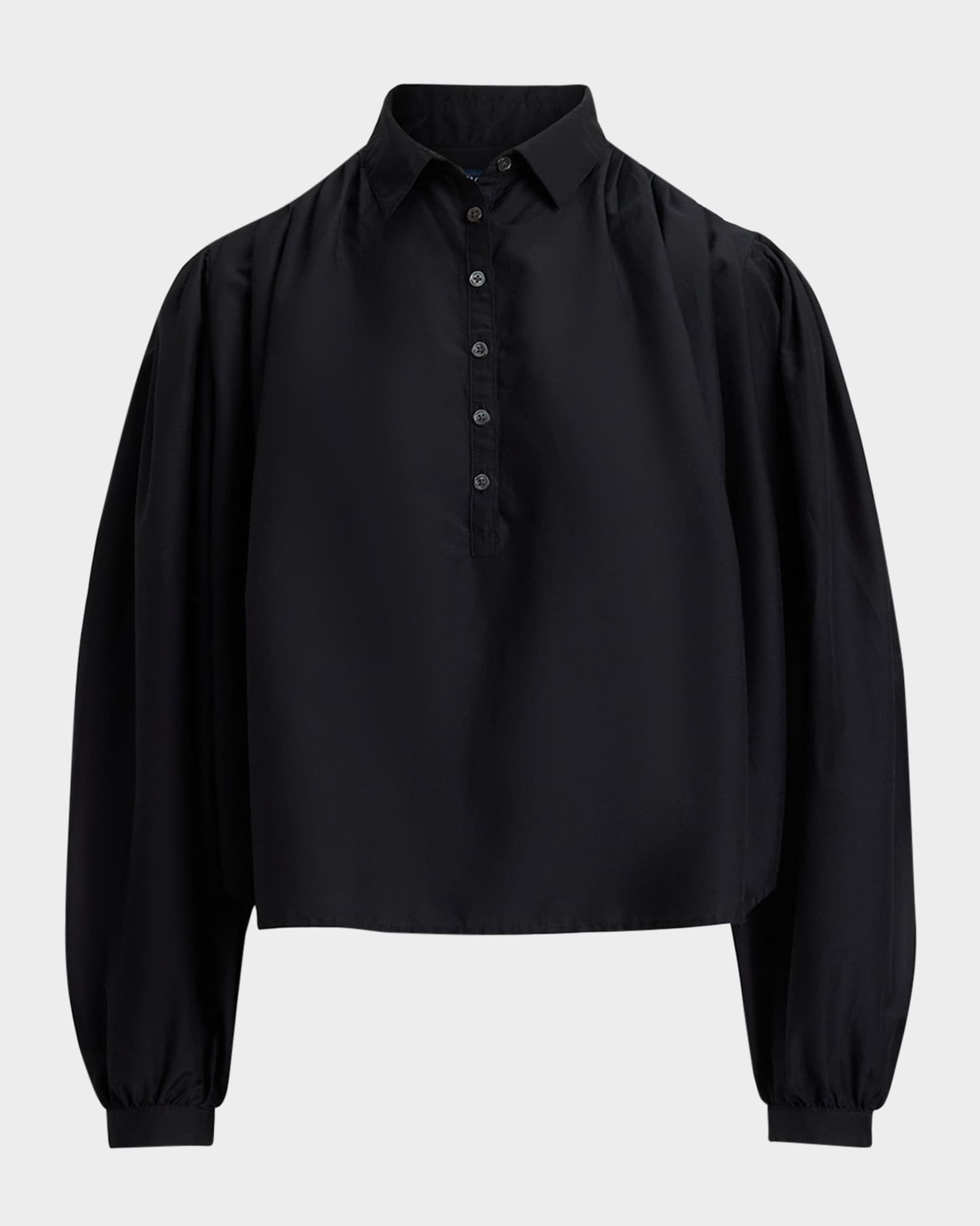 100％本物保証！ Lauren Ralph Polo Pleated Marcus Neiman | Shirt Cotton-Silk トップス