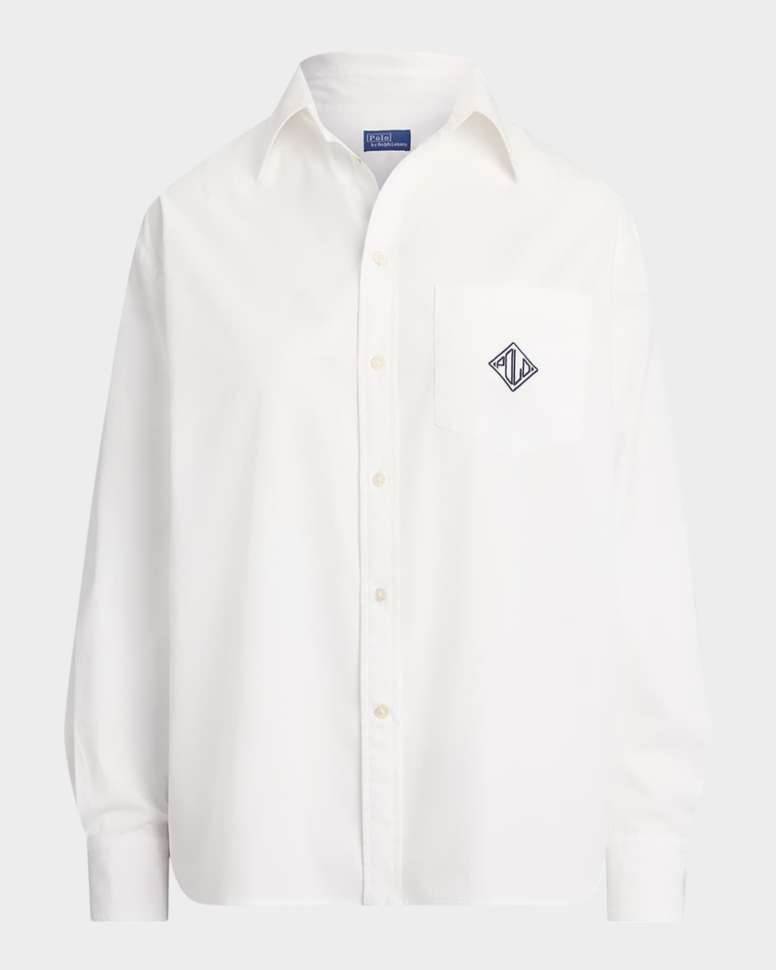 Oversize-Fit Logo Cotton Shirt 0