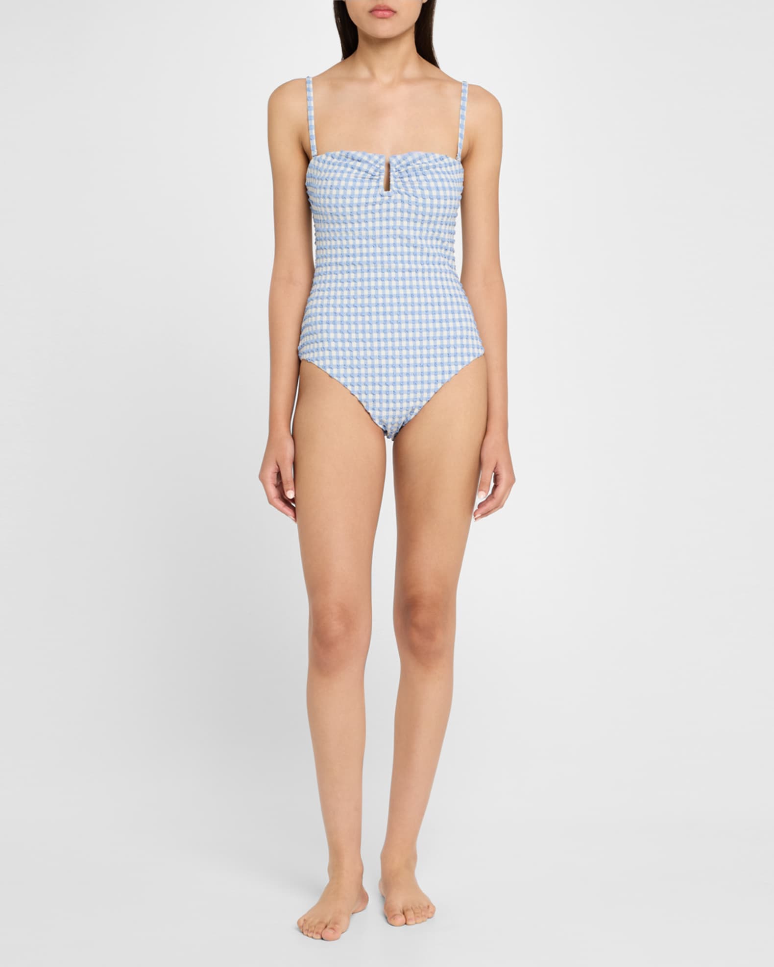 Ottilie Bandeau One-Piece Swimsuit 1