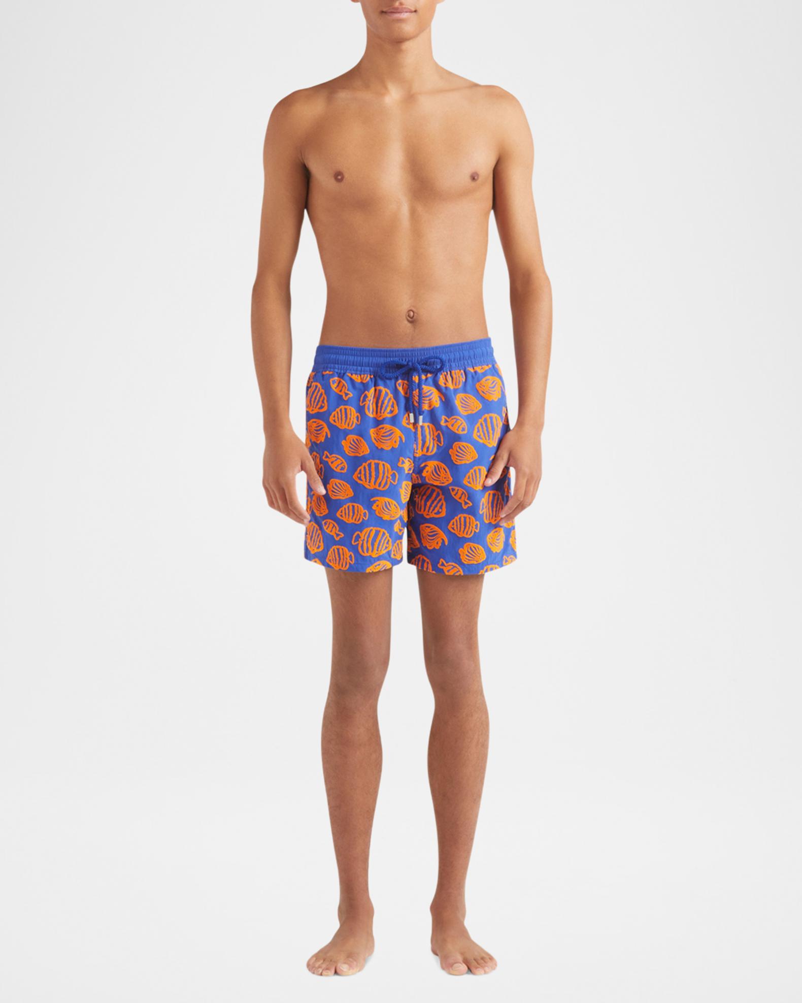 Vilebrequin Men's Fishy Vibe Swim Shorts | Neiman Marcus