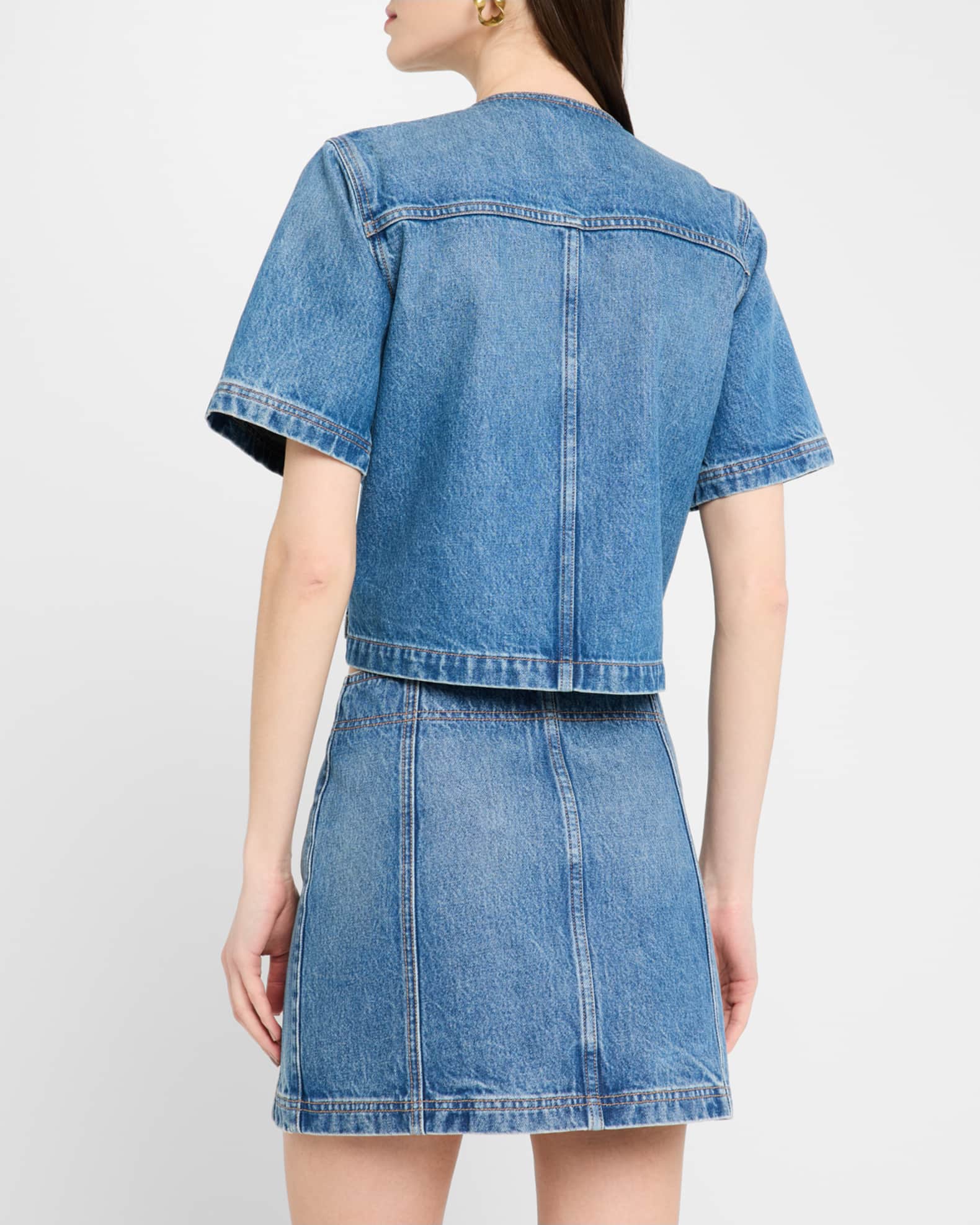 Ulla Johnson The Serge Short-Sleeve Jacket | Neiman Marcus