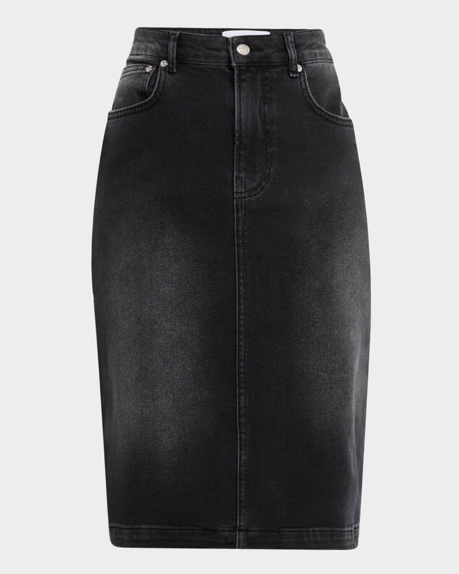スカート Moschino Jeans Denim Skirt Moschino Jeans Knee-Length Denim Skirt | Neiman Marcus