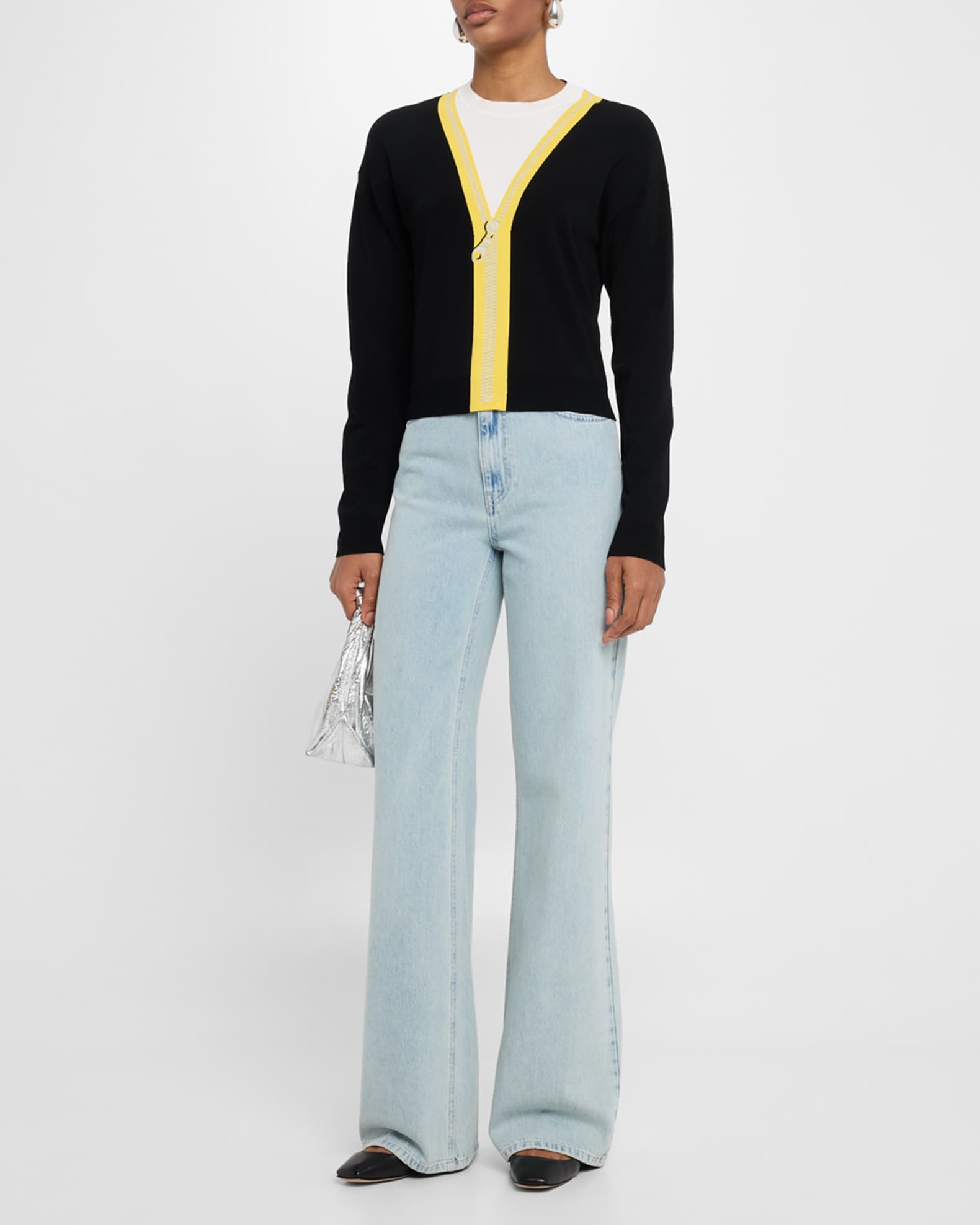 Trompe-L'oeil Crewneck Sweater 1