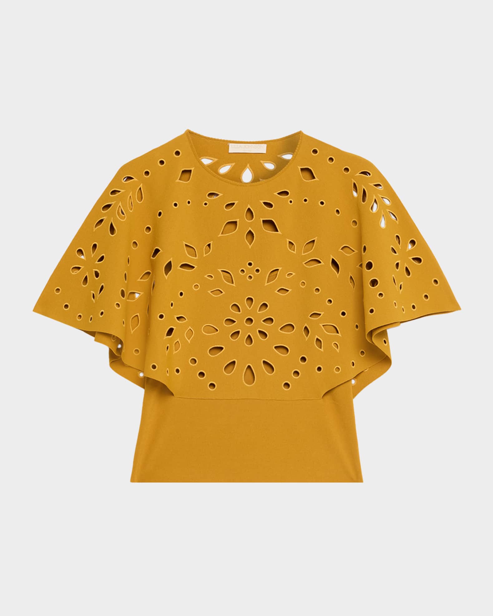  Josie Cape-Sleeve Knit Top 0