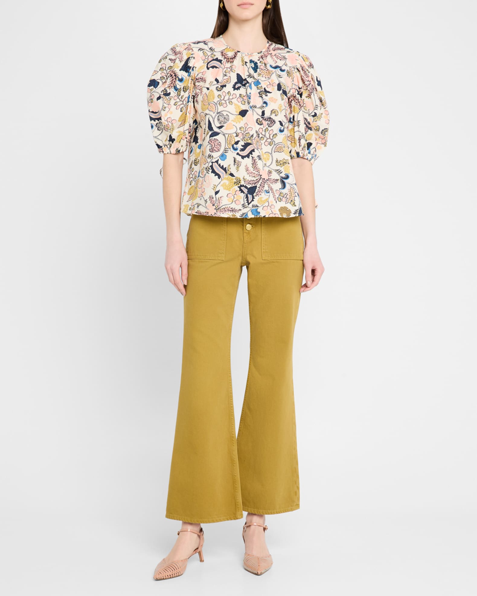 Coralie Puff-Sleeve Blouse