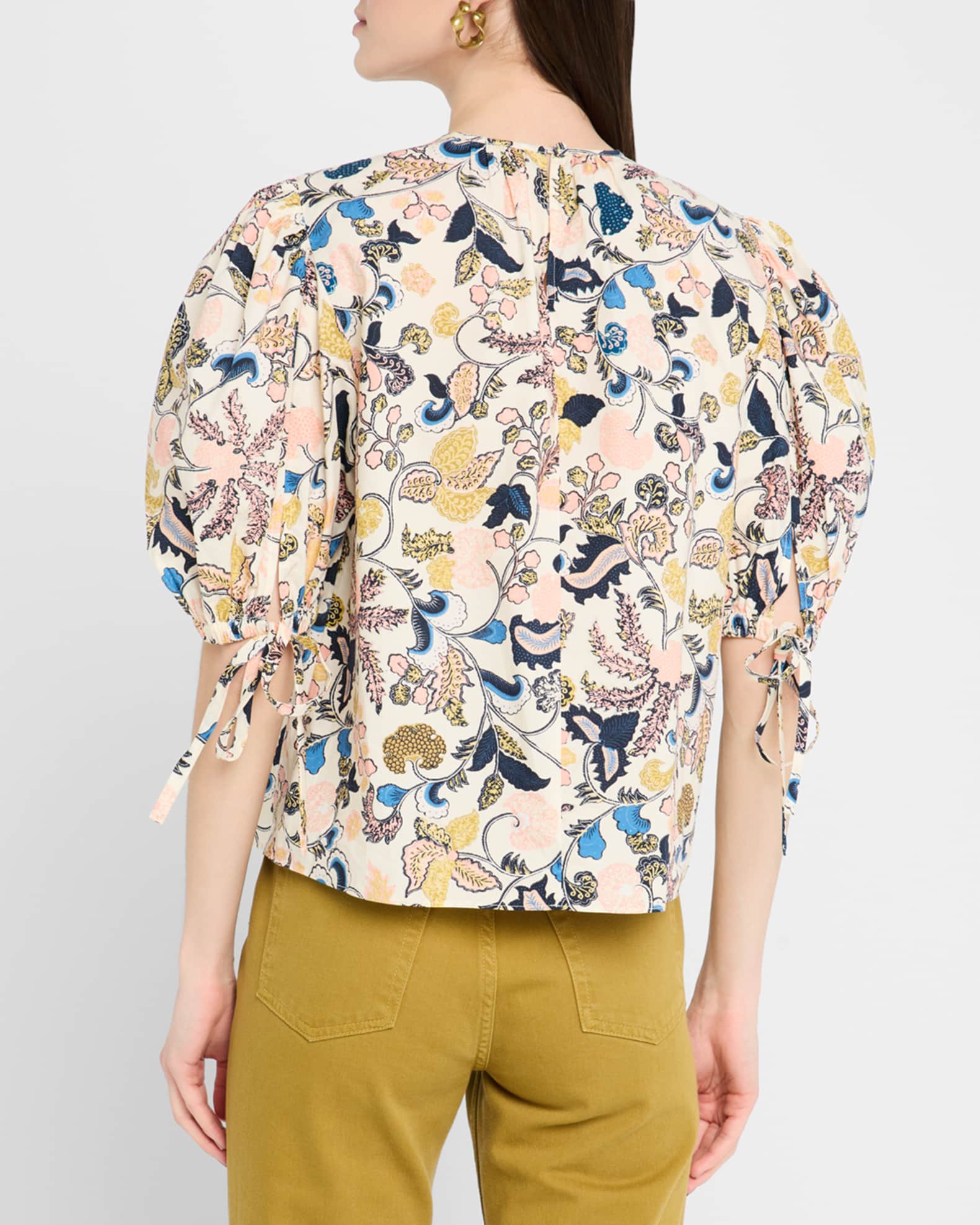 Coralie Puff-Sleeve Blouse