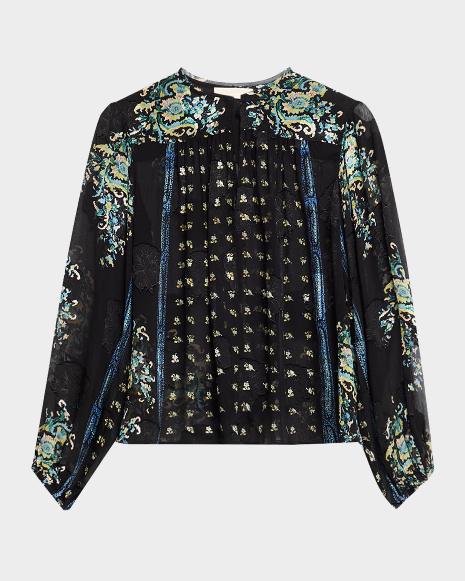 Aster Long-Sleeve Blouse 0