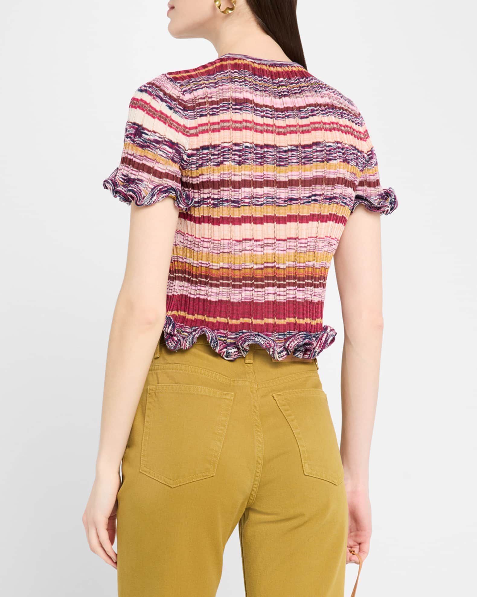 トップス TWILL FLAP SUMMER KNIT TOPS TWILL FLAP SUMMER KNIT TOPS ブラック