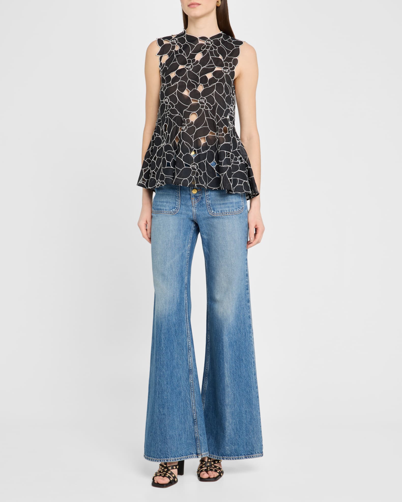 Ali Embroidered Sleeveless Top 1