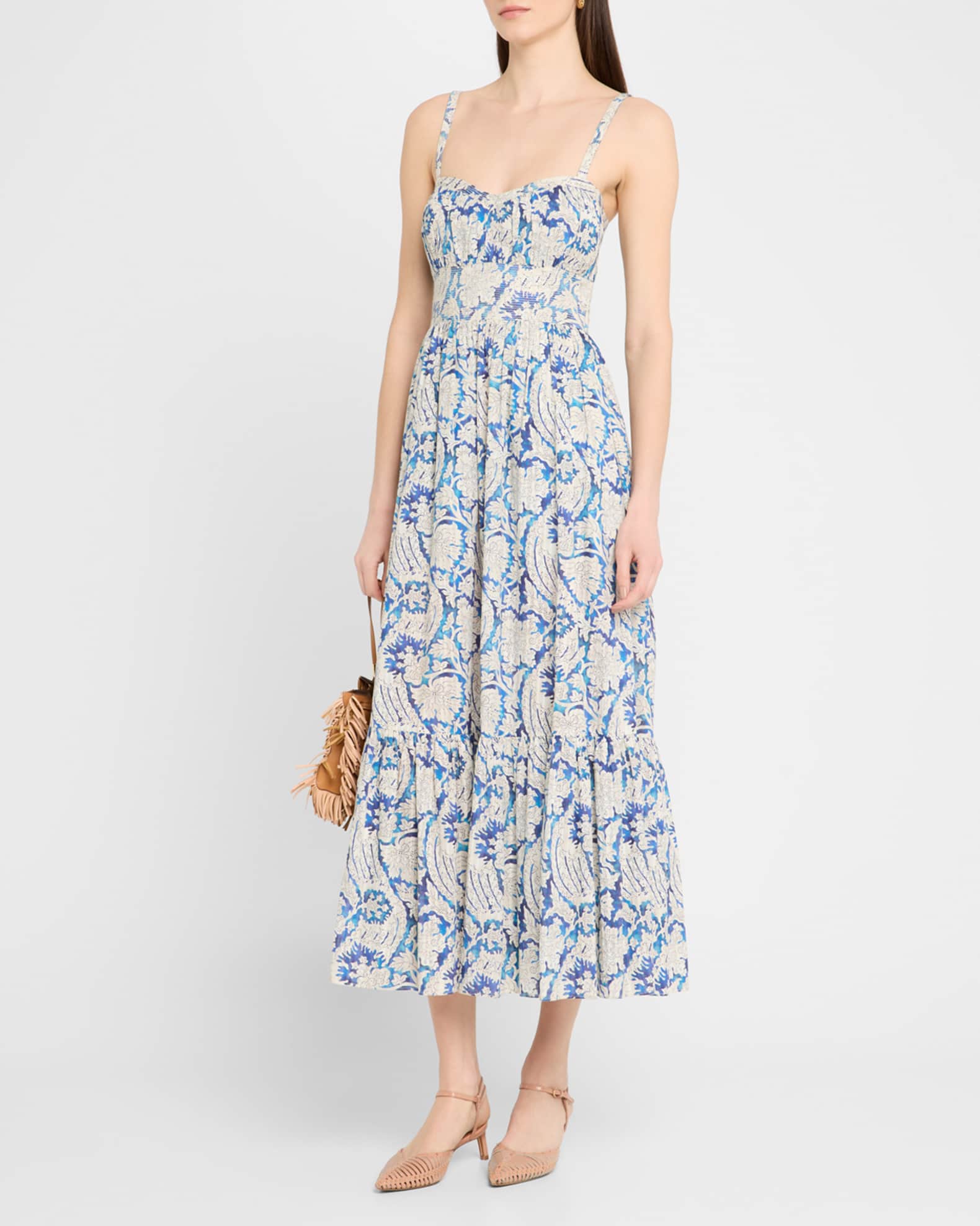 Nadine Sweetheart Cami Midi Dress 1