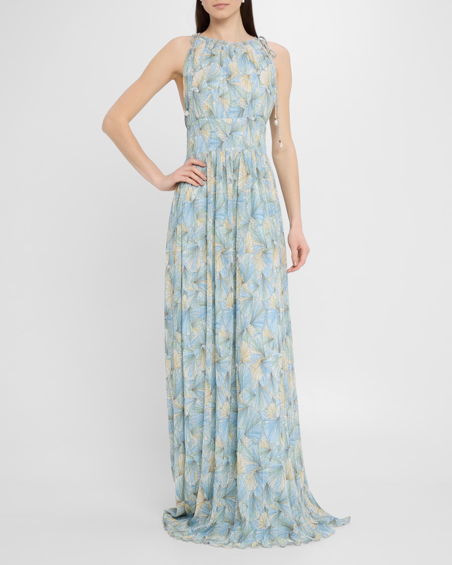Yardley High-Neck Maxi Dress 1